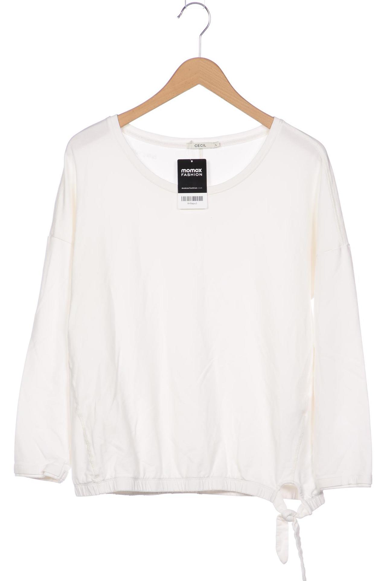

Cecil Damen Sweatshirt, cremeweiß, Gr. 42
