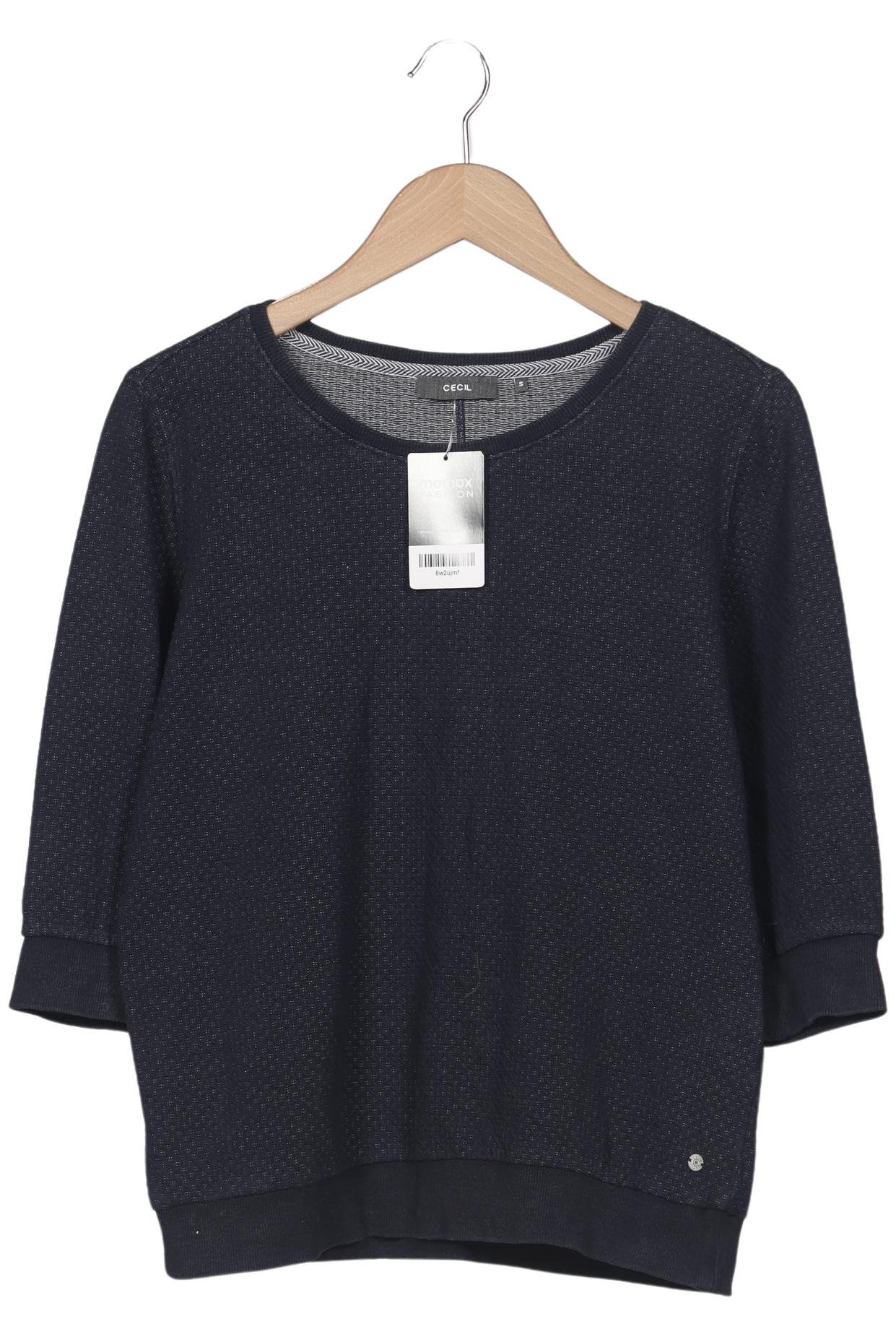 

Cecil Damen Sweatshirt, marineblau, Gr. 36