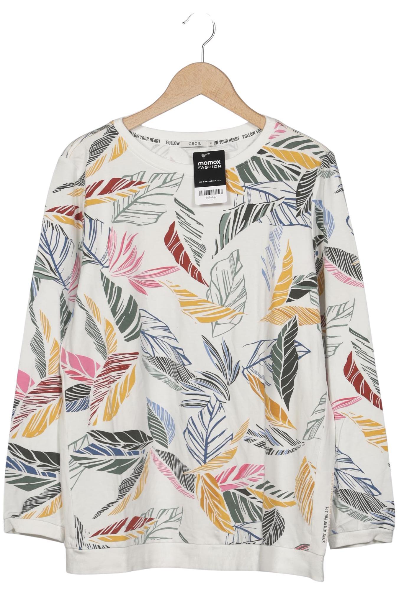 

Cecil Damen Sweatshirt, weiß, Gr. 44