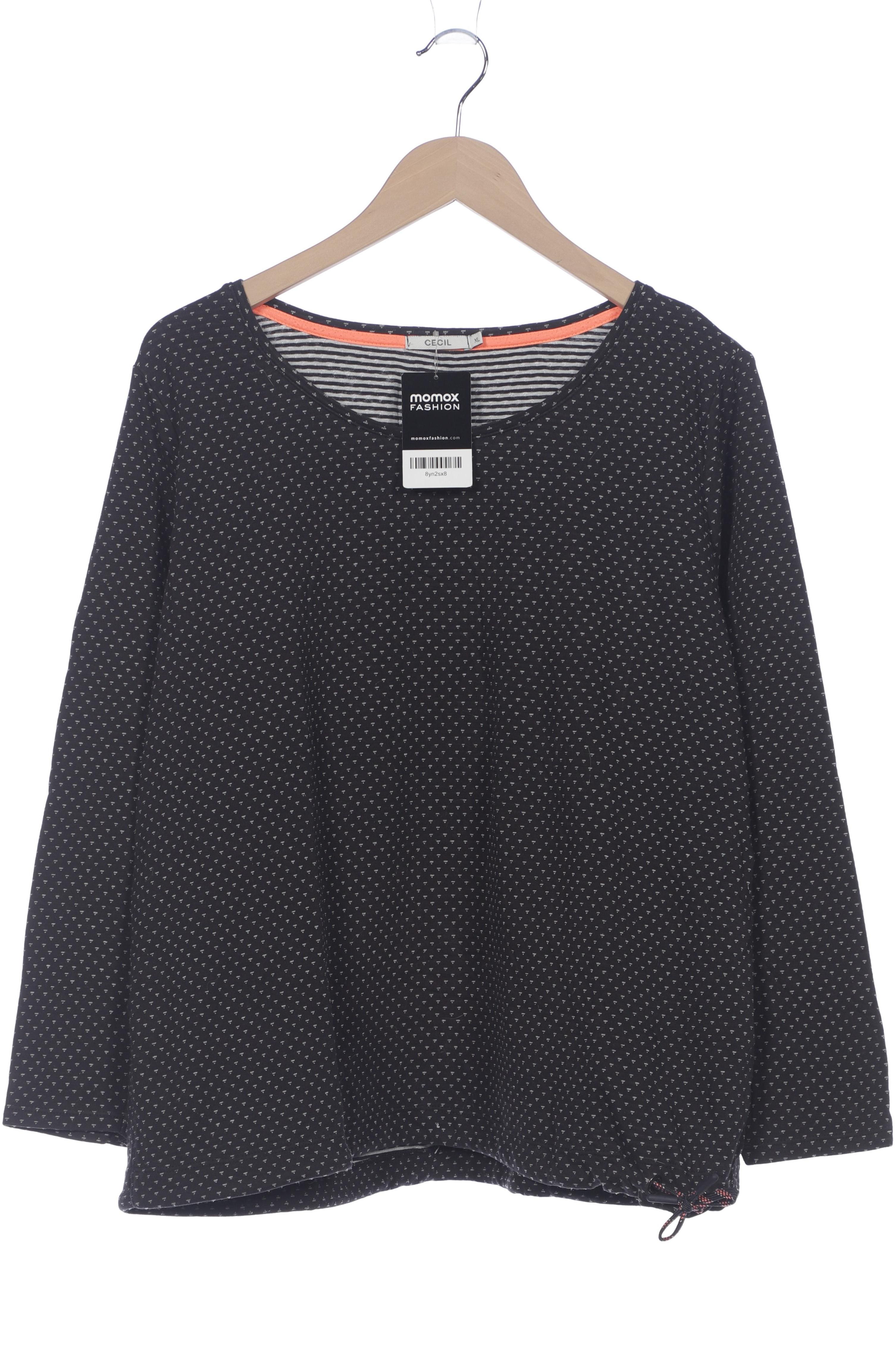 

Cecil Damen Sweatshirt, schwarz, Gr. 44