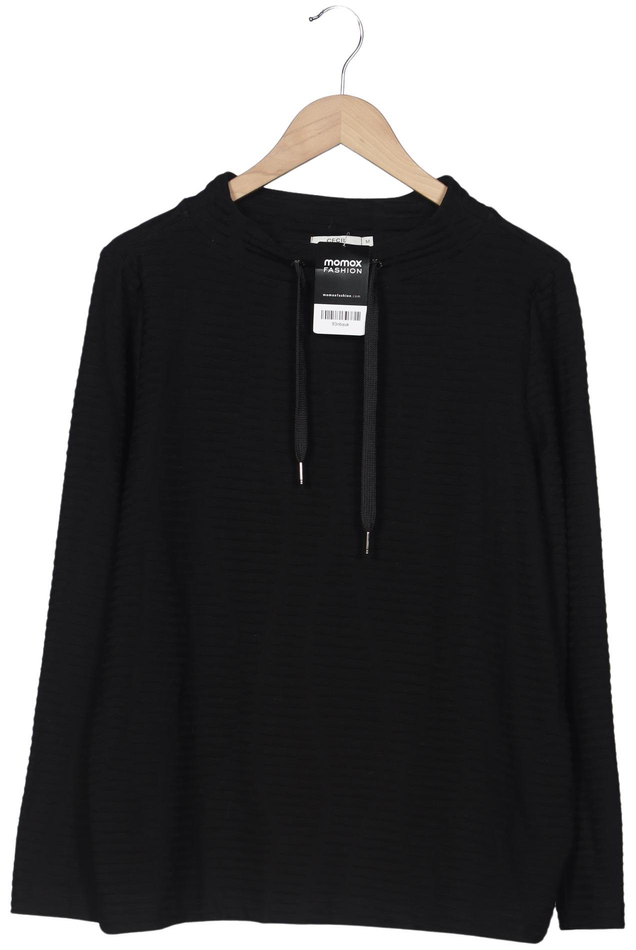 

Cecil Damen Sweatshirt, schwarz, Gr. 38