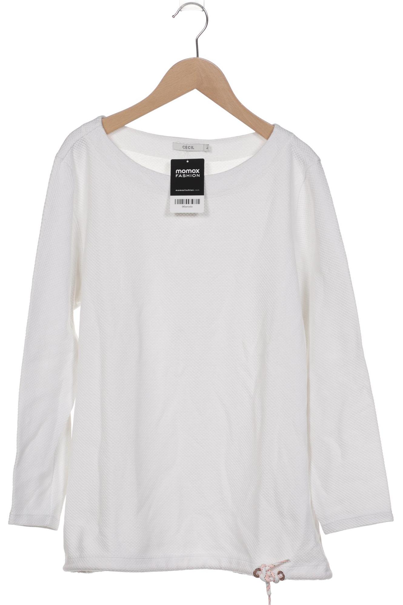 

Cecil Damen Sweatshirt, weiß, Gr. 42