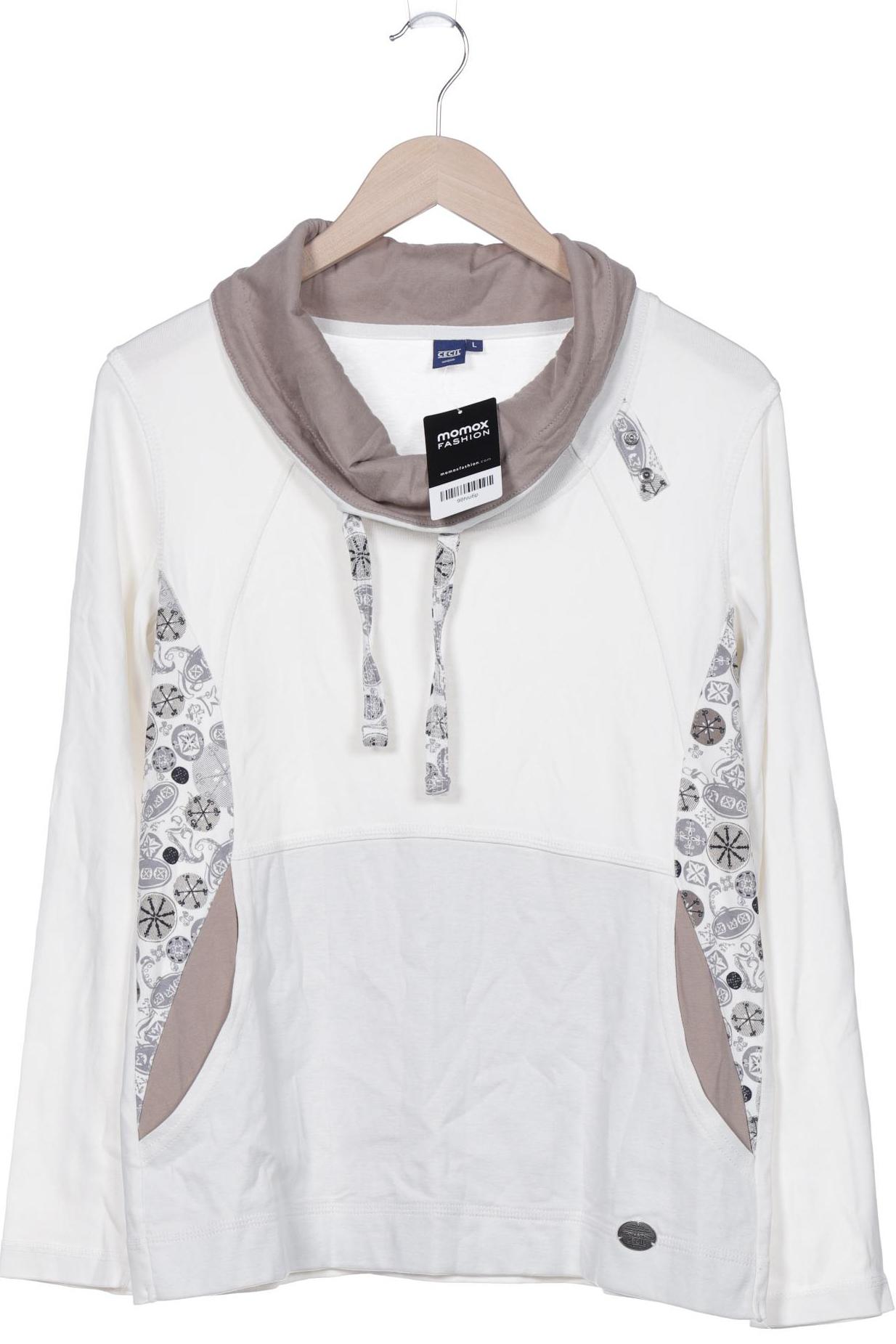

Cecil Damen Sweatshirt, weiß, Gr. 42