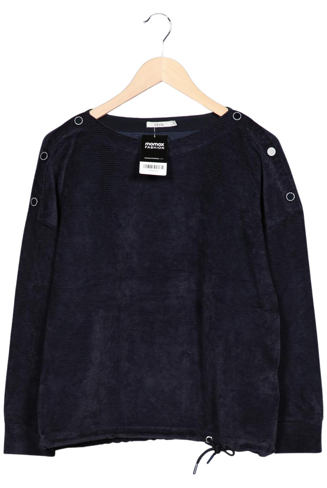 

Cecil Damen Sweatshirt, marineblau, Gr. 36