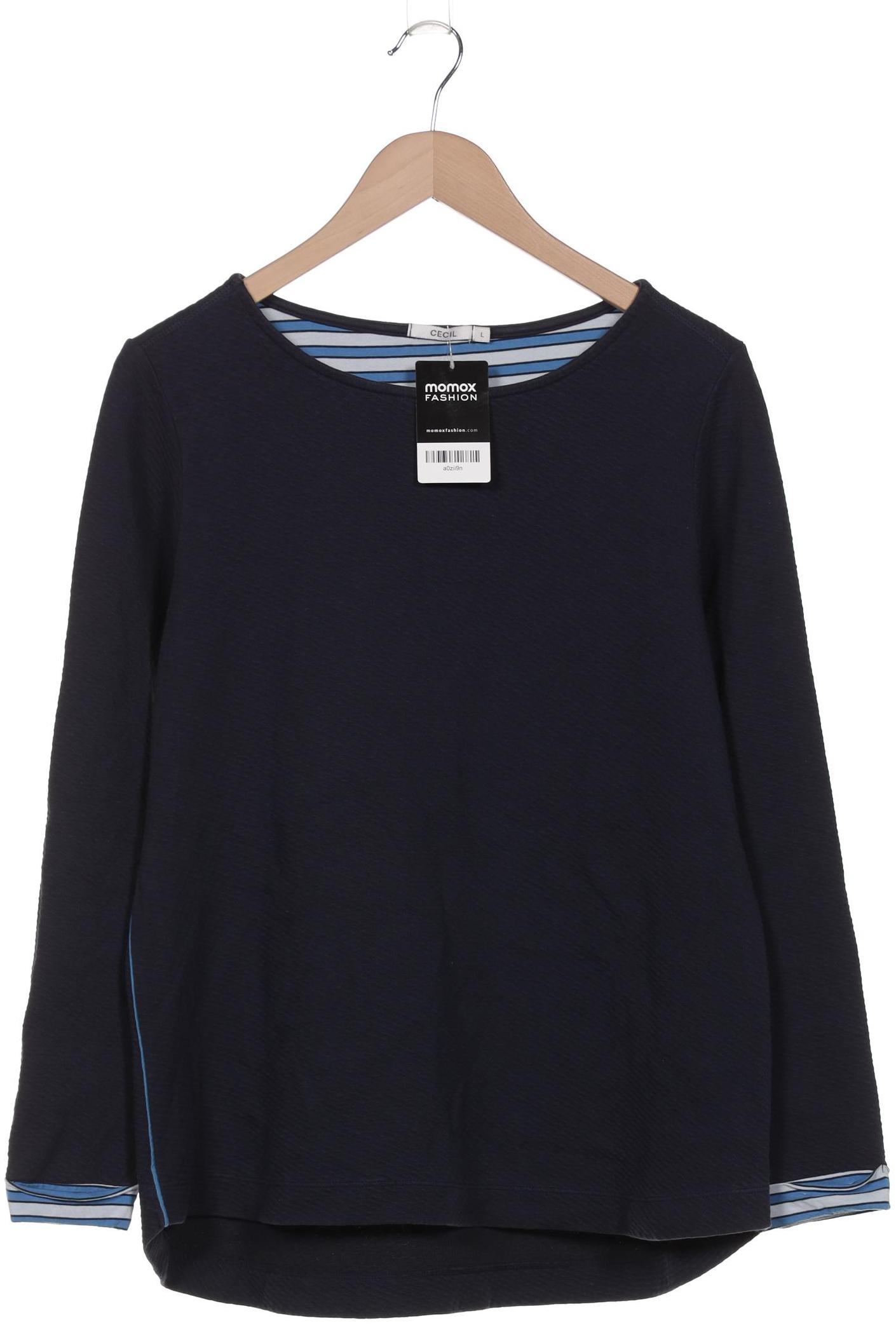 

Cecil Damen Sweatshirt, marineblau, Gr. 42