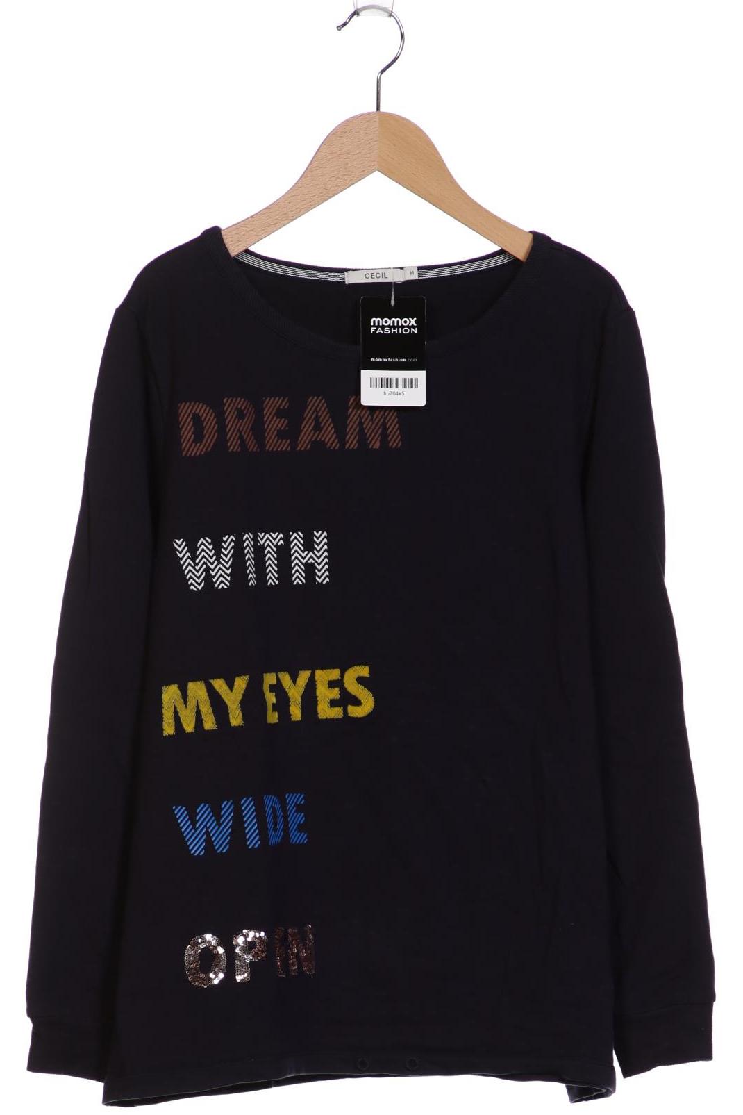 

Cecil Damen Sweatshirt, marineblau, Gr. 38