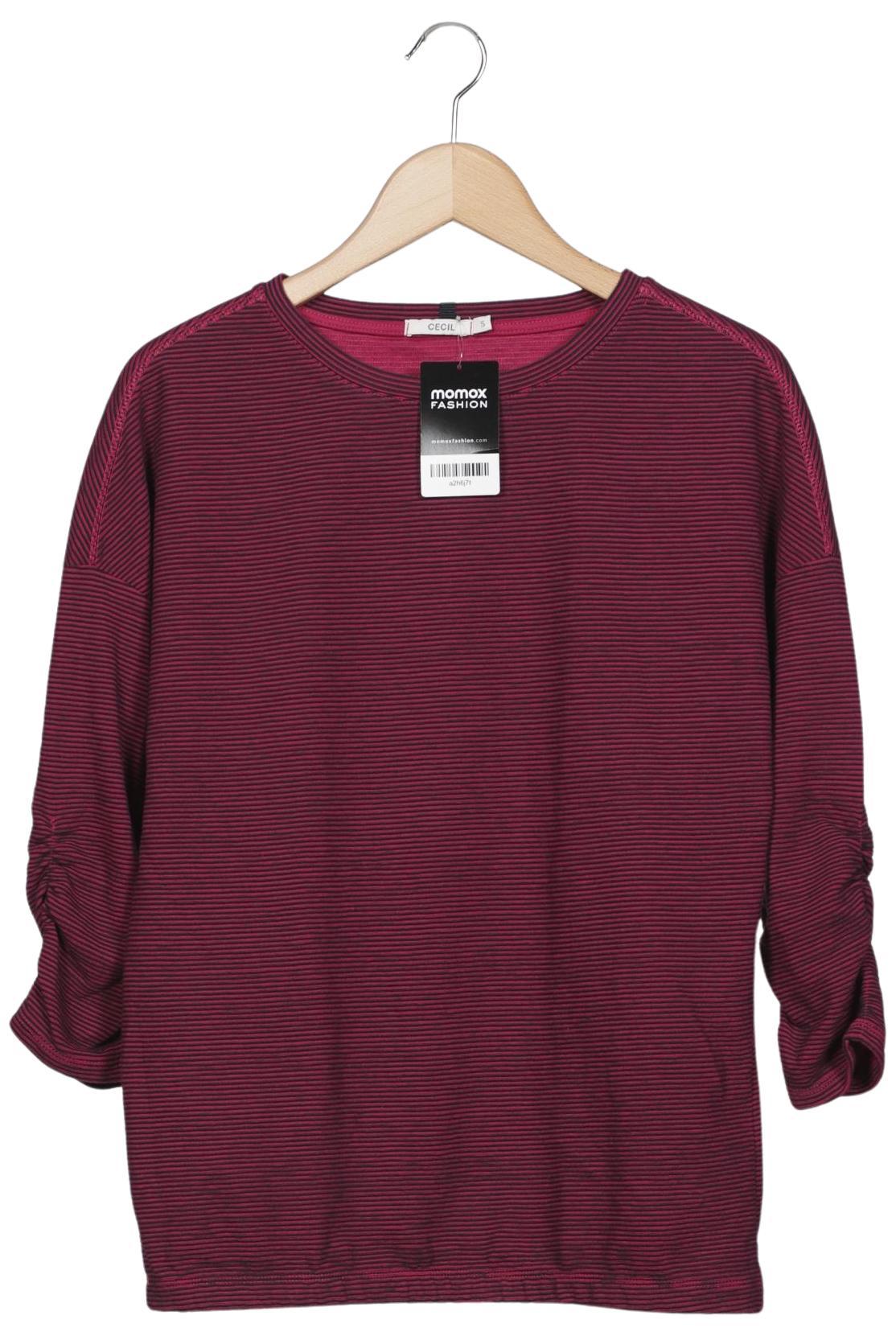 

Cecil Damen Sweatshirt, bordeaux, Gr. 36