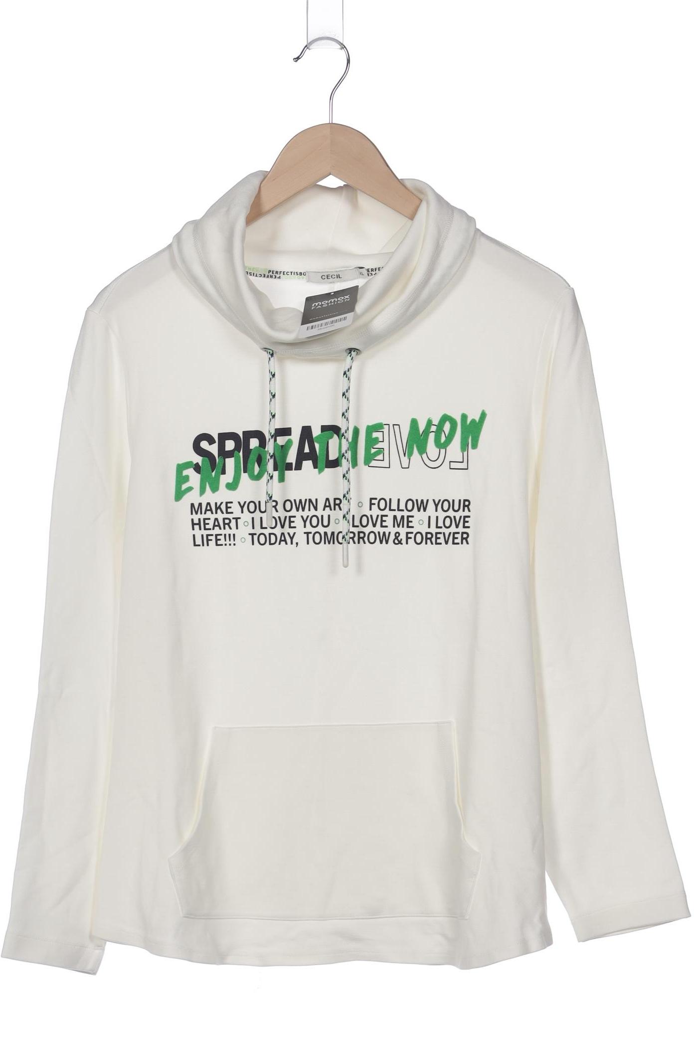 

Cecil Damen Sweatshirt, cremeweiß, Gr. 44