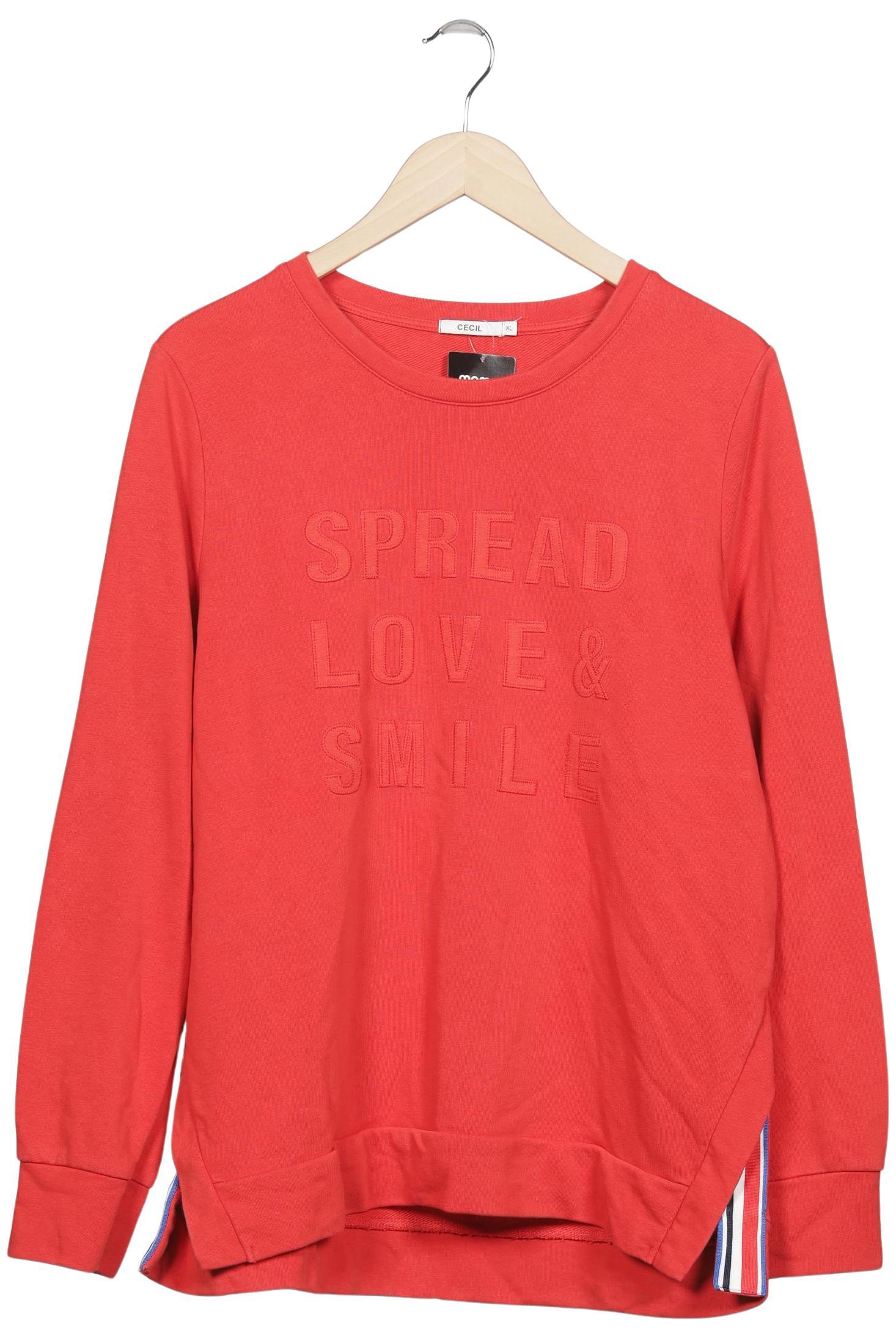 

Cecil Damen Sweatshirt, rot, Gr. 44