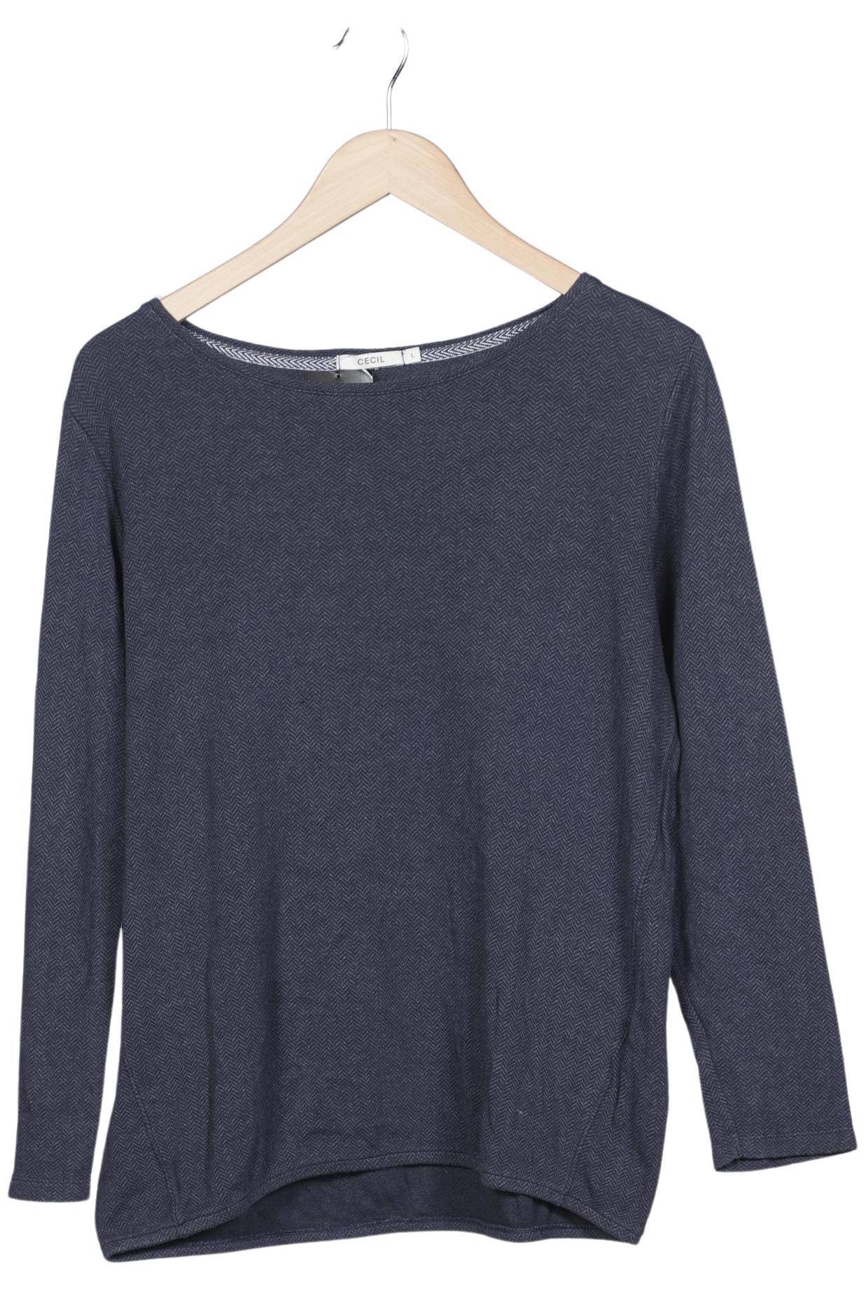 

Cecil Damen Sweatshirt, marineblau, Gr. 42