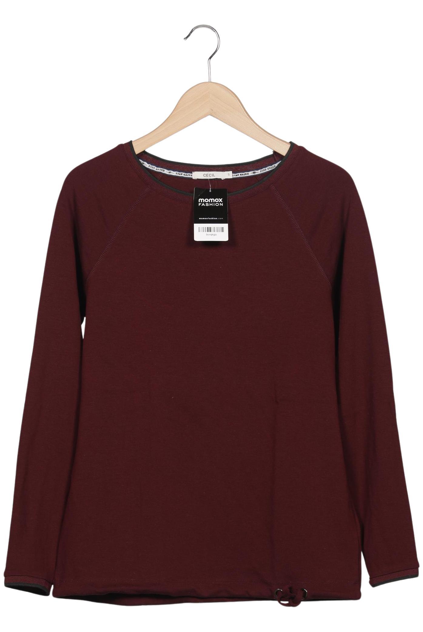 

Cecil Damen Sweatshirt, bordeaux, Gr. 36