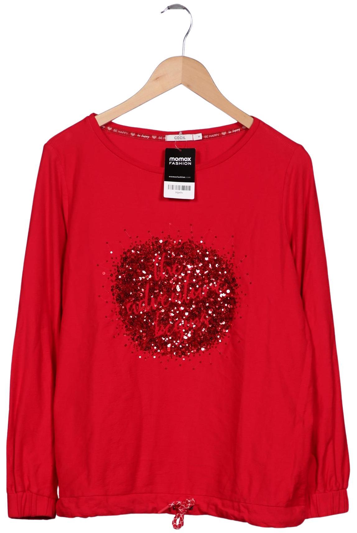 

Cecil Damen Sweatshirt, rot, Gr. 38