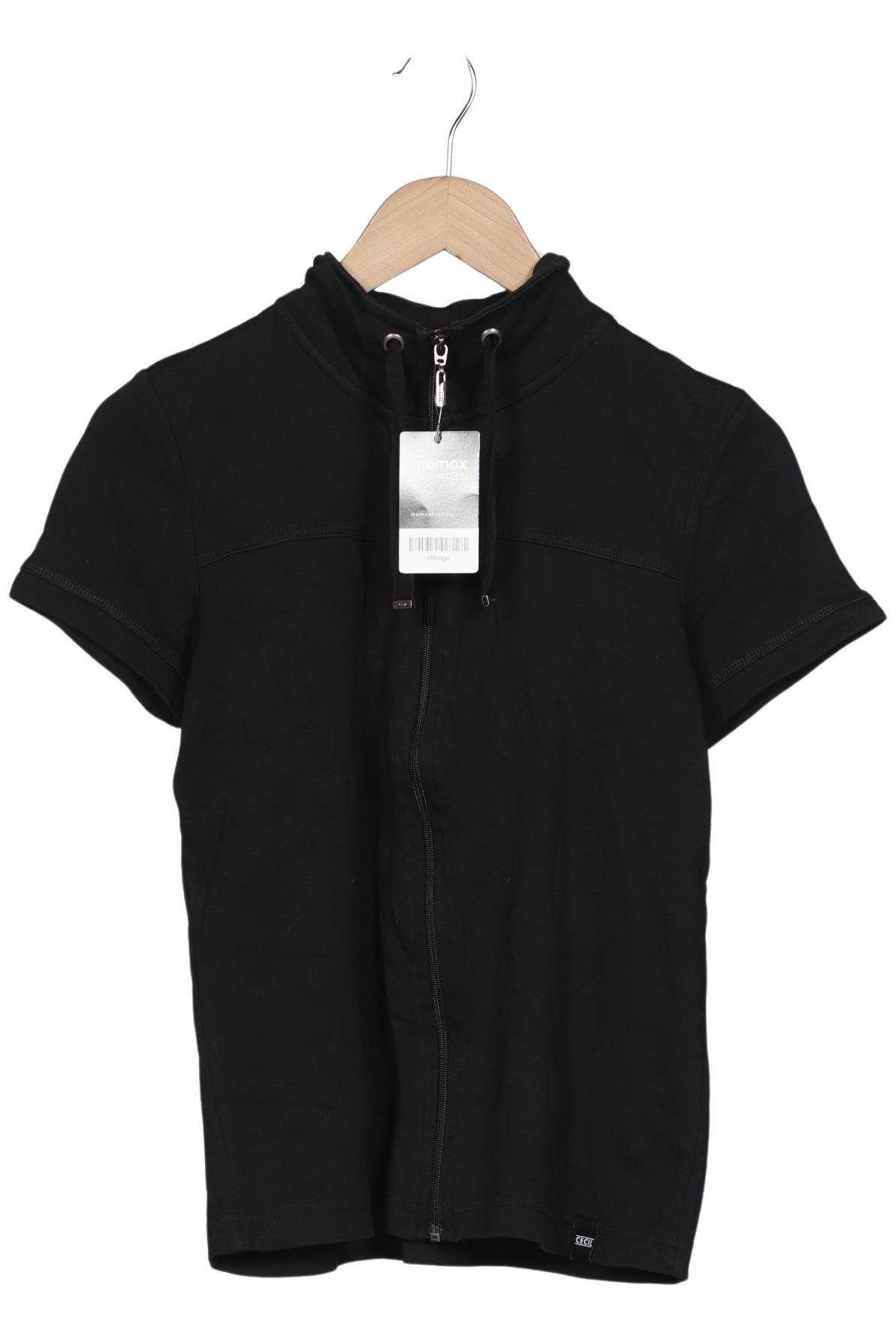 

Cecil Damen Sweatshirt, schwarz, Gr. 38