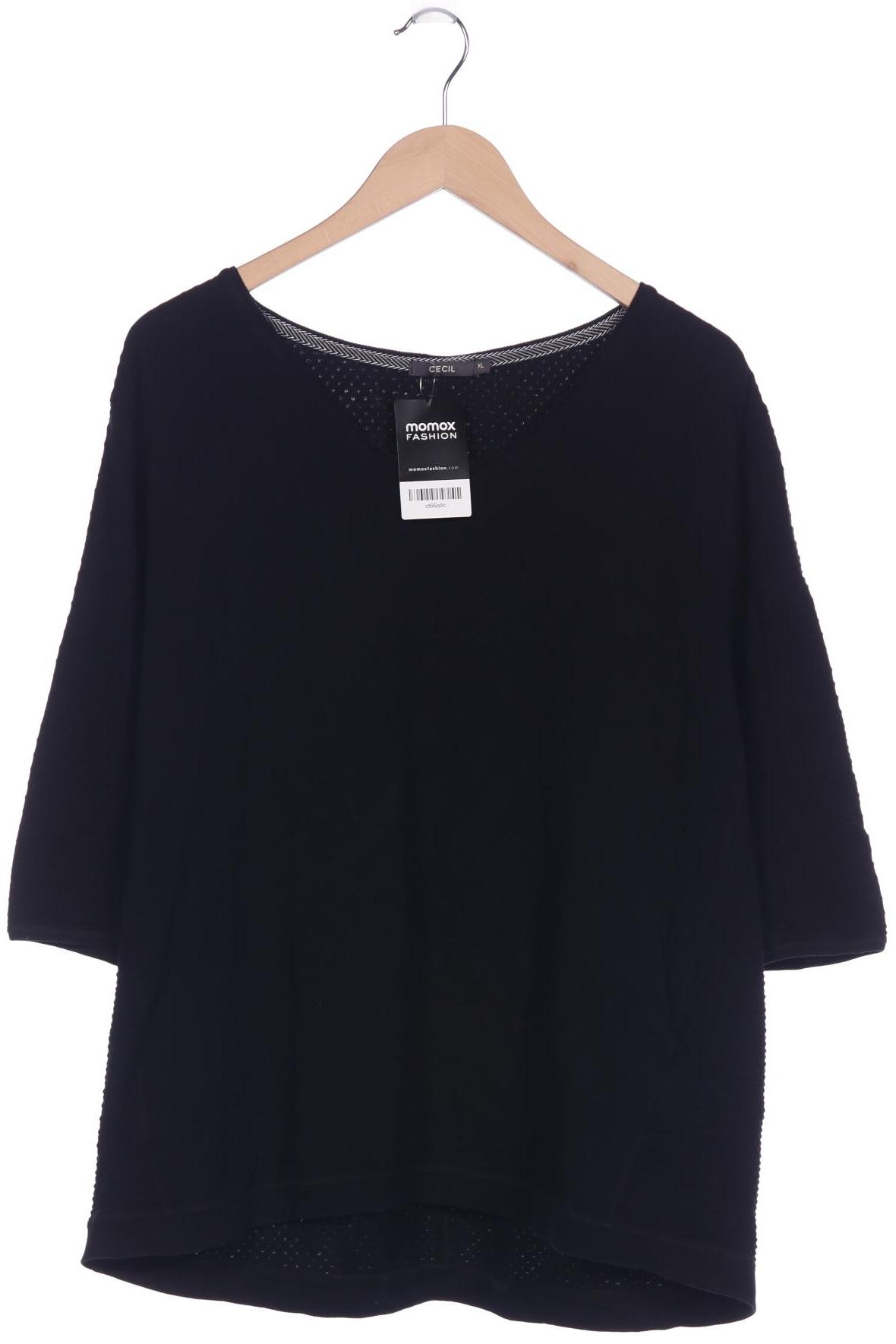 

Cecil Damen Sweatshirt, schwarz, Gr. 44