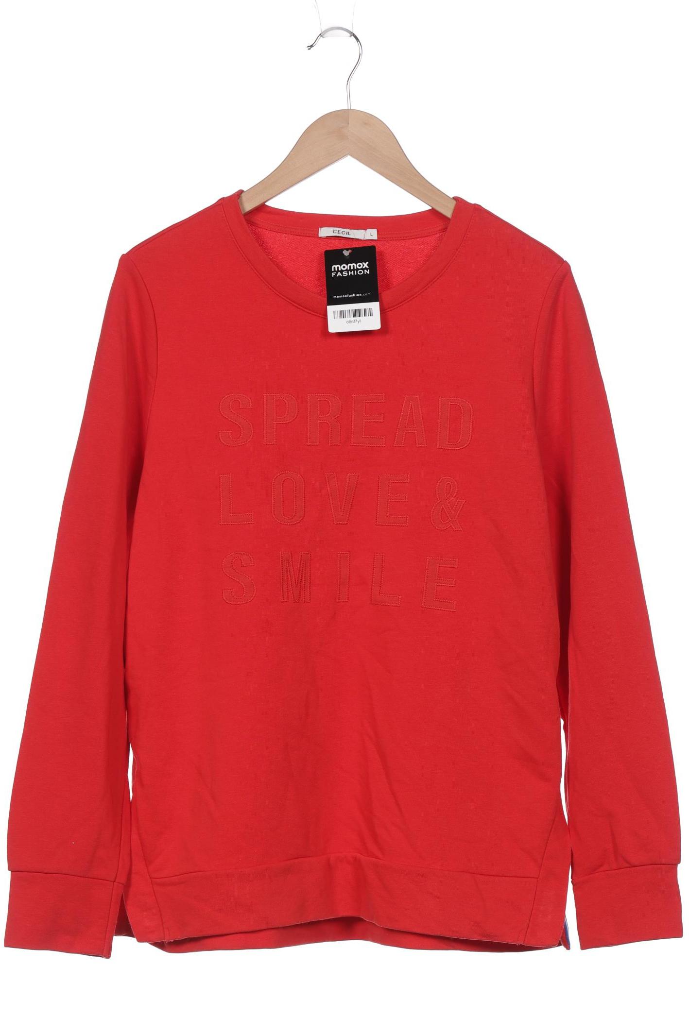 

CECIL Damen Sweatshirt, rot