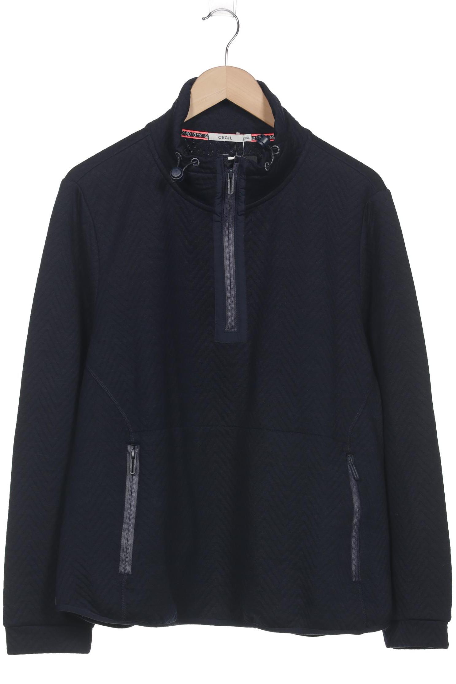 

Cecil Damen Sweatshirt, marineblau, Gr. 46