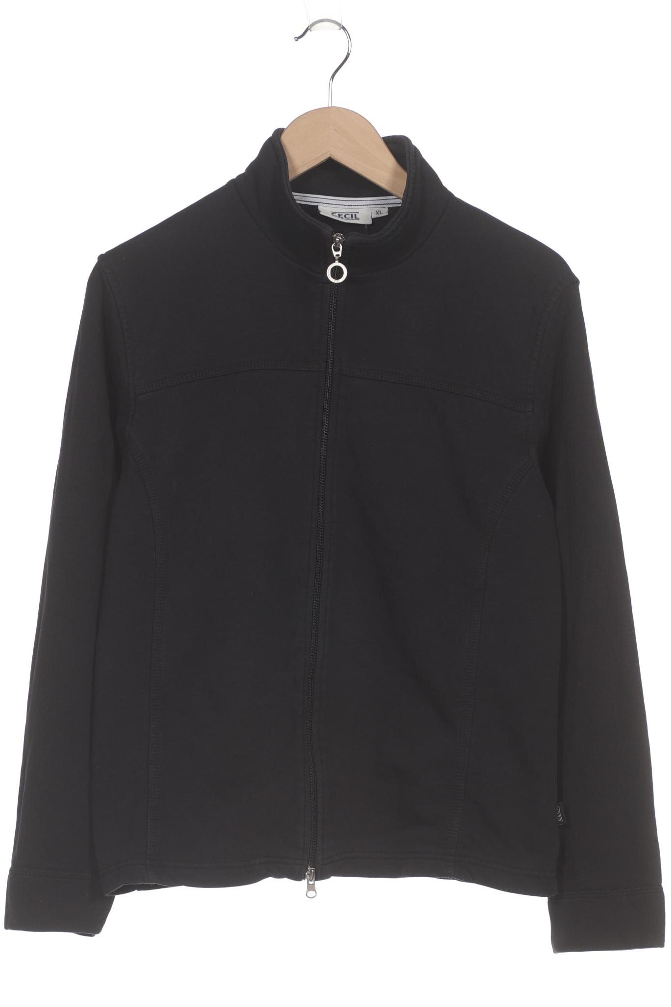 

Cecil Damen Sweatshirt, schwarz, Gr. 44