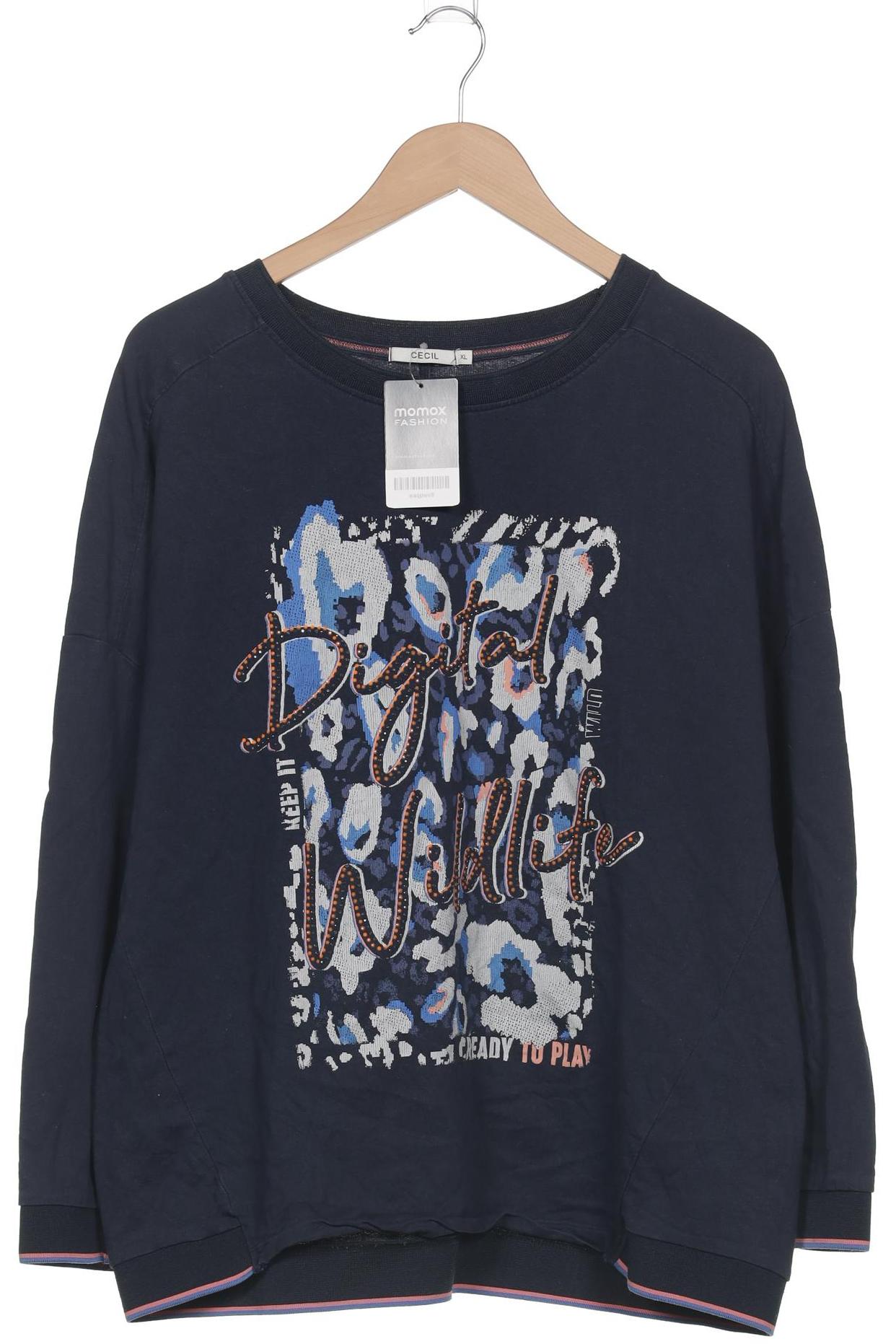 

Cecil Damen Sweatshirt, marineblau, Gr. 44