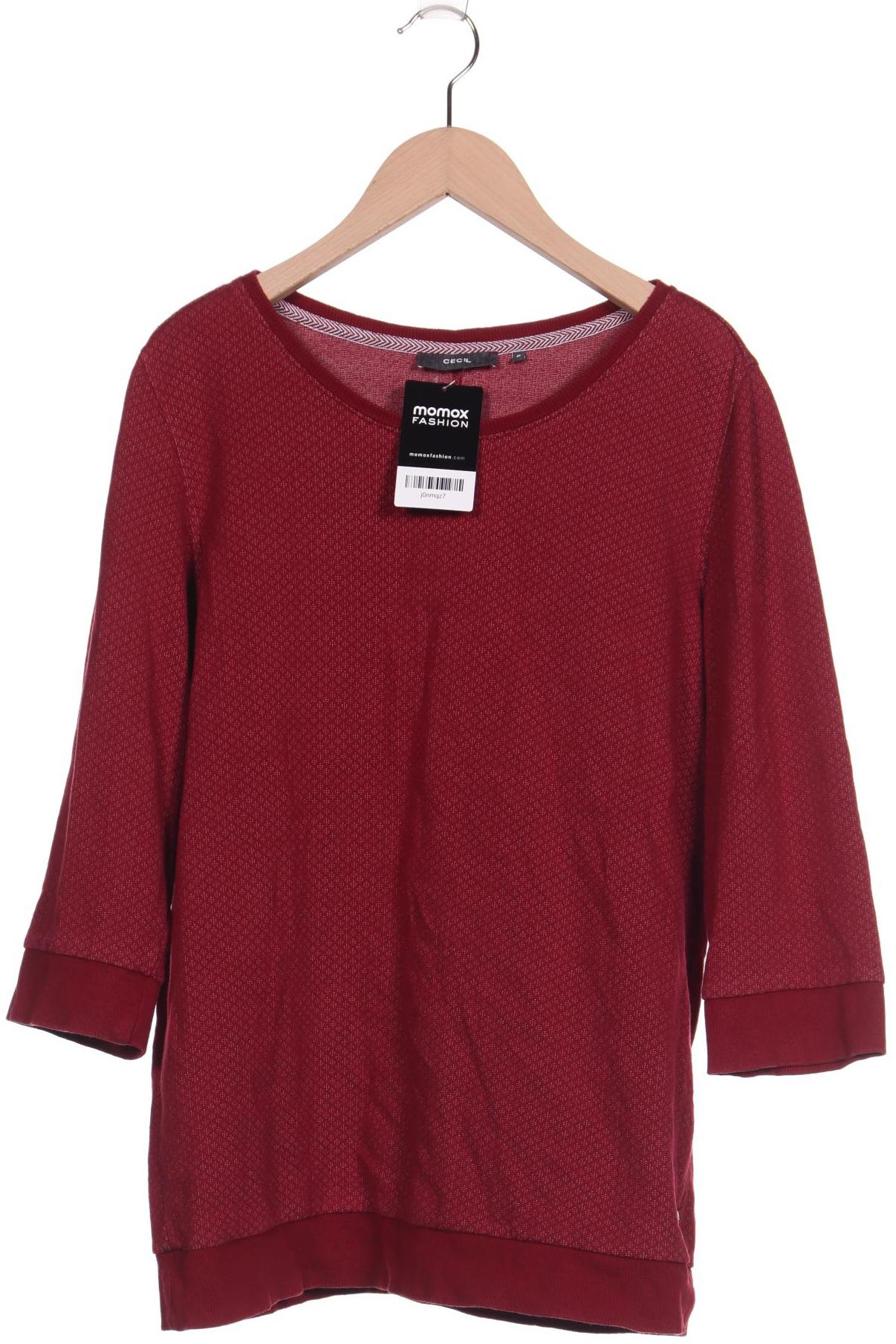 

Cecil Damen Sweatshirt, bordeaux, Gr. 36
