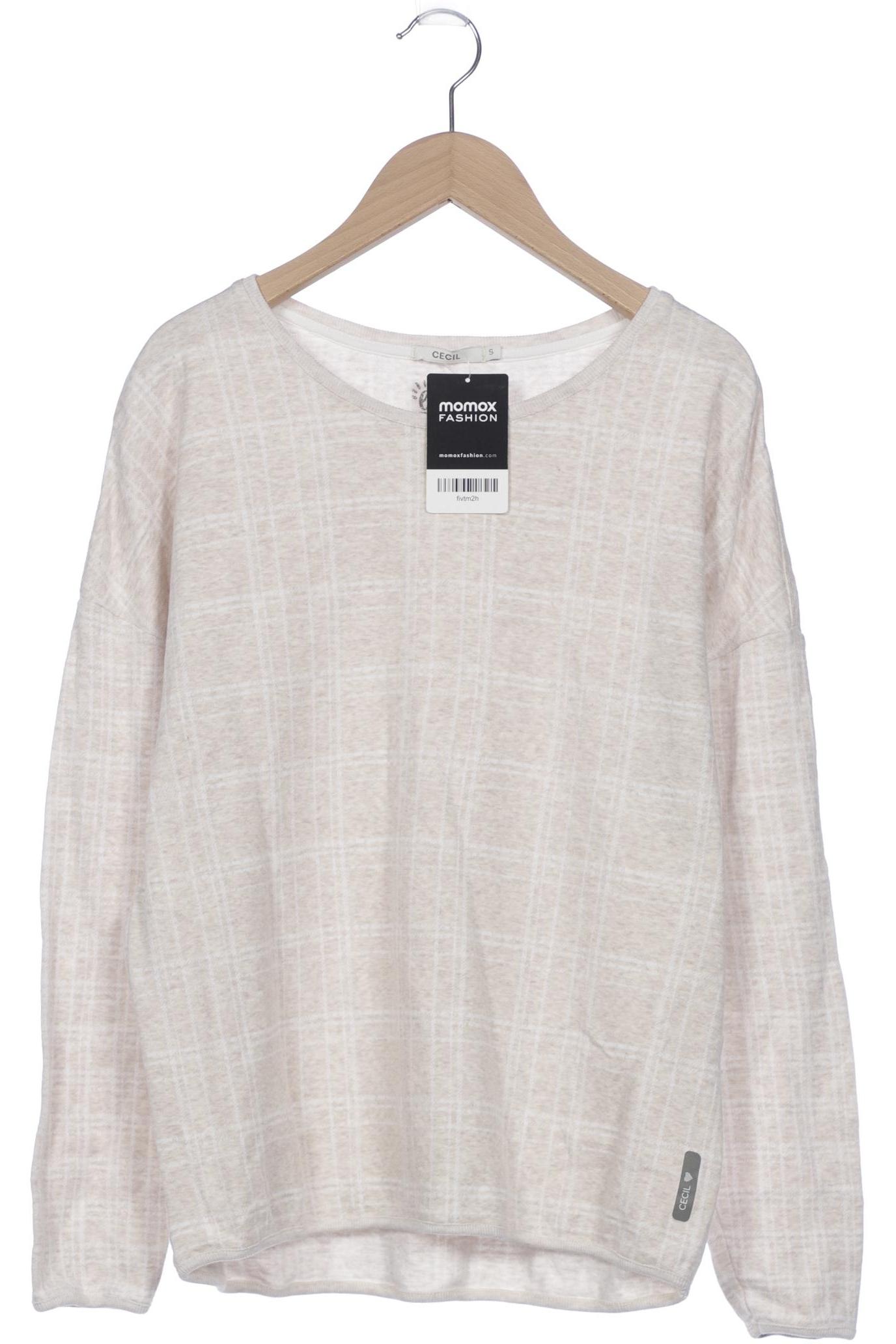 

Cecil Damen Sweatshirt, cremeweiß, Gr. 36