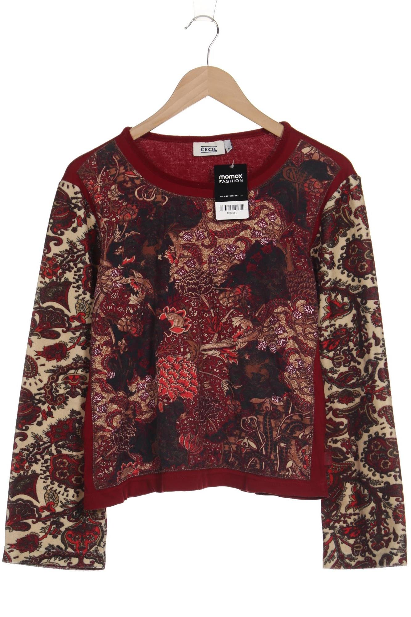 

Cecil Damen Sweatshirt, rot, Gr. 42