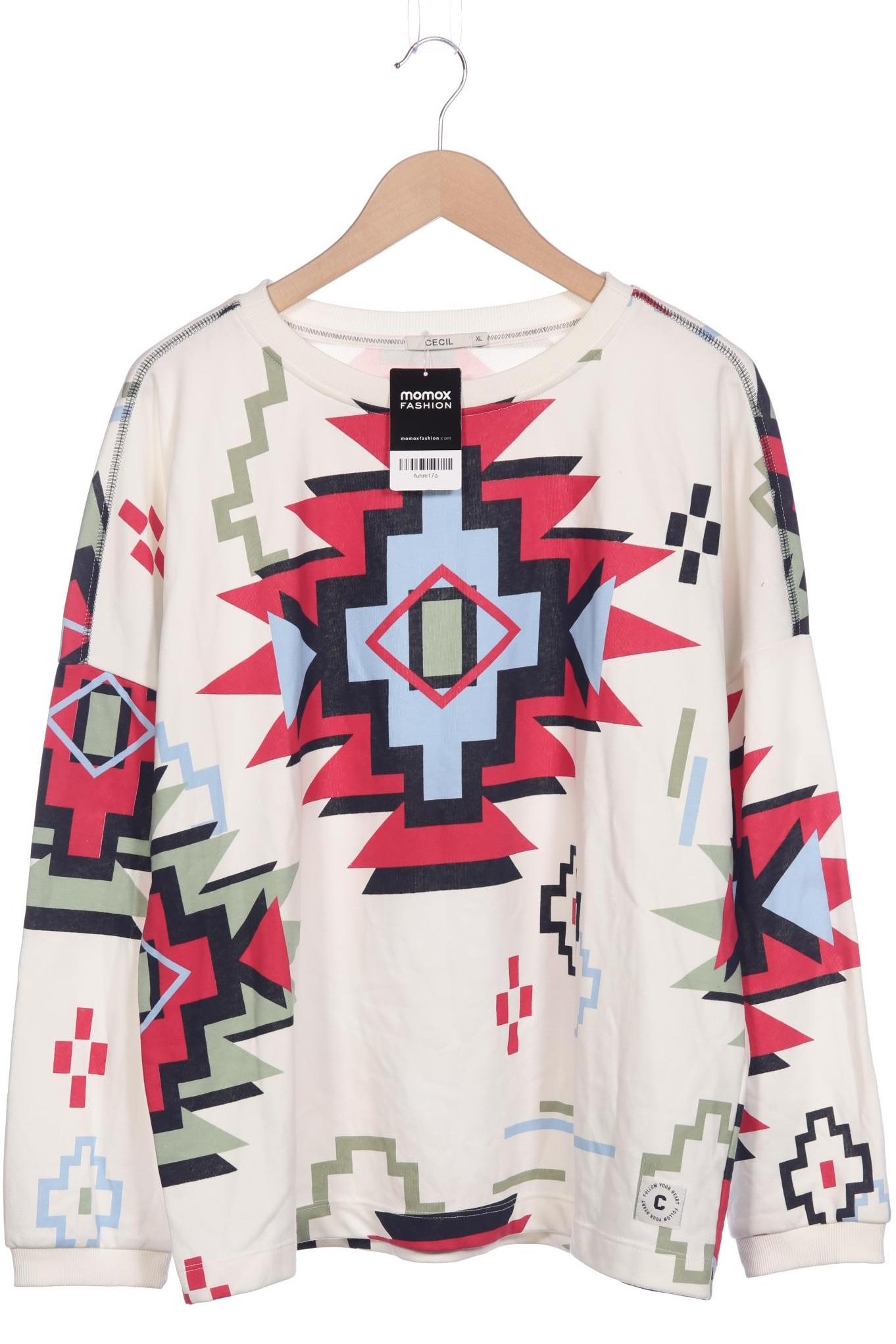 

Cecil Damen Sweatshirt, weiß, Gr. 44