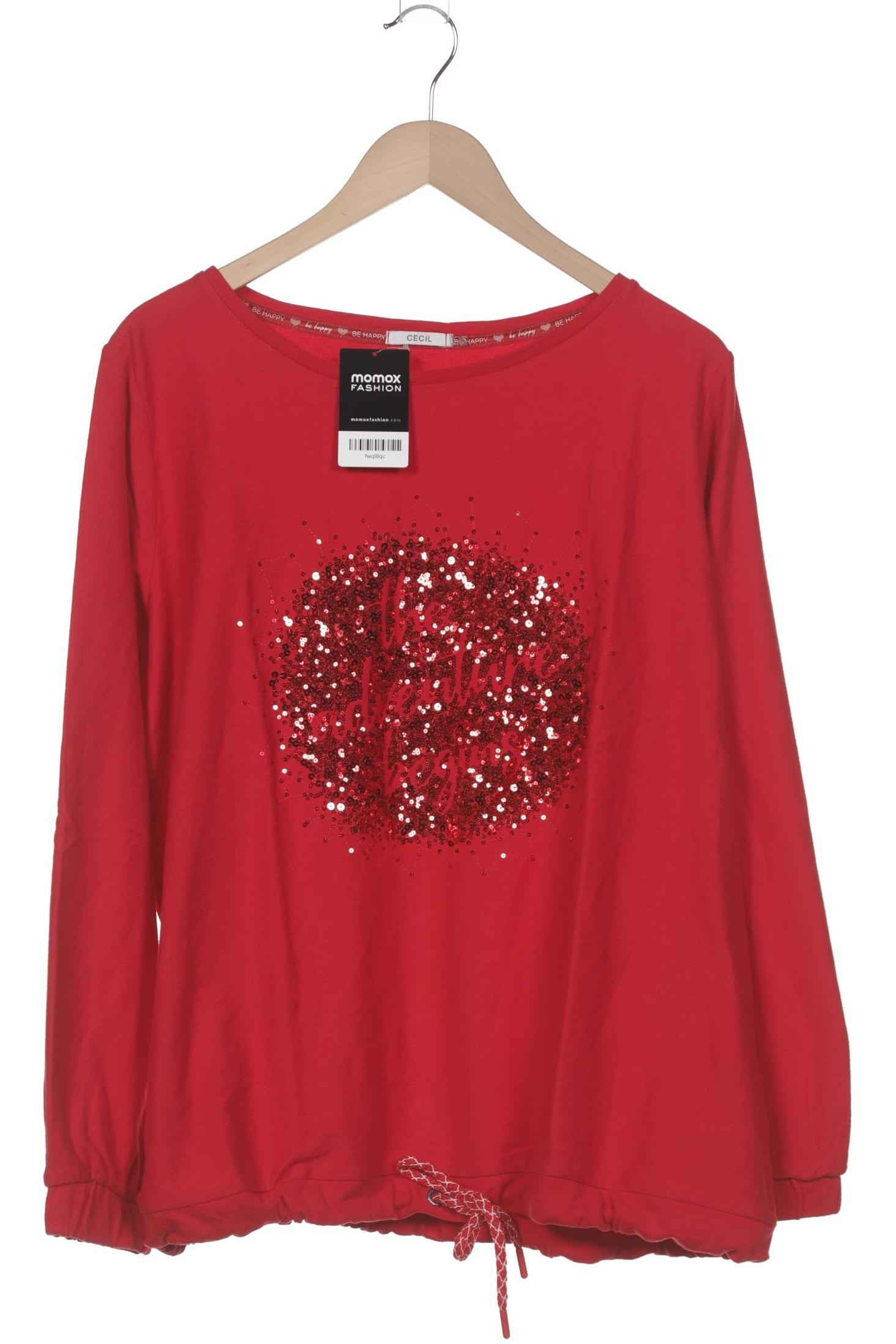 

Cecil Damen Sweatshirt, rot, Gr. 46