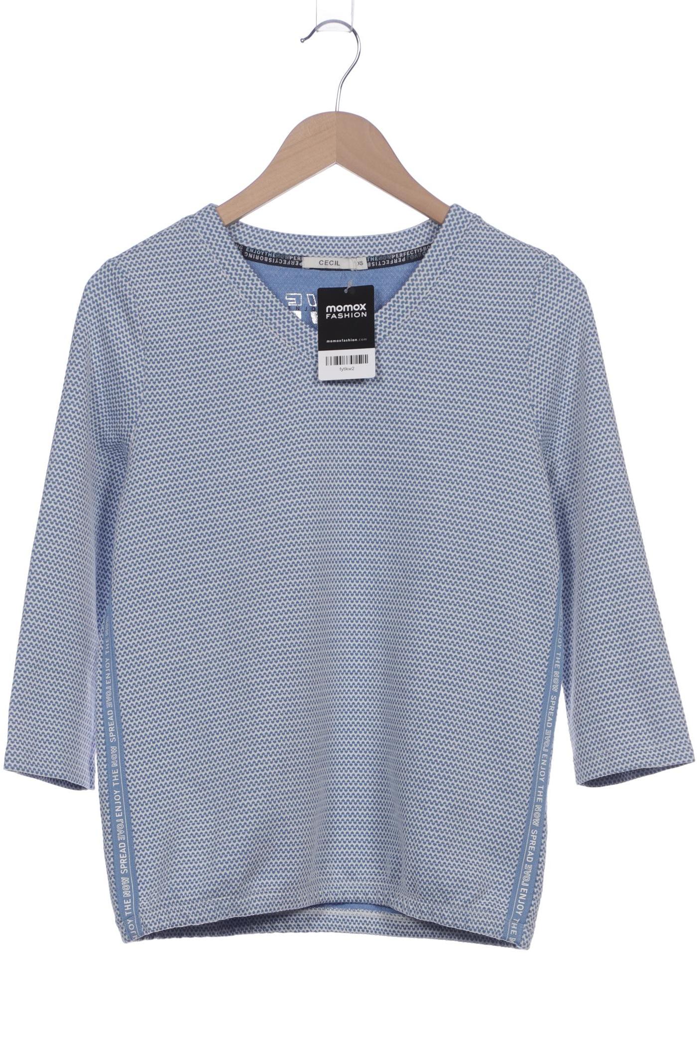 

Cecil Damen Sweatshirt, blau, Gr. 34