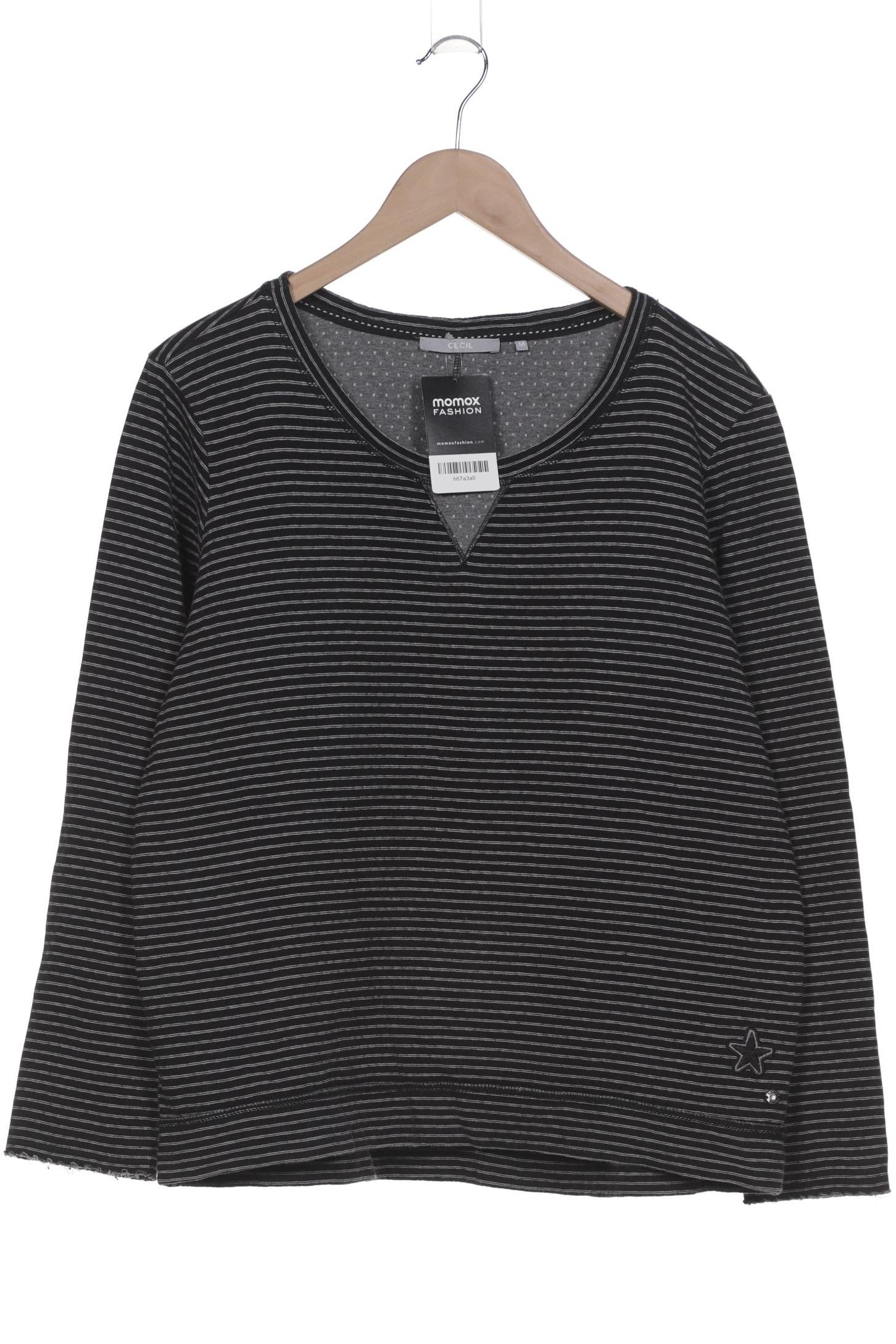 

Cecil Damen Sweatshirt, schwarz, Gr. 38