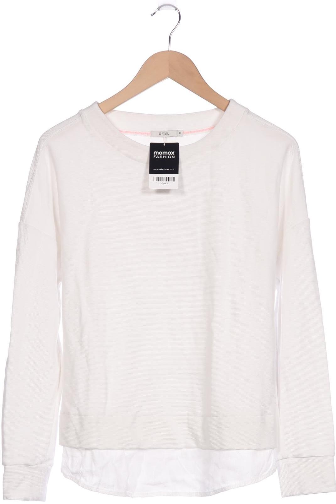 

Cecil Damen Sweatshirt, weiß, Gr. 38
