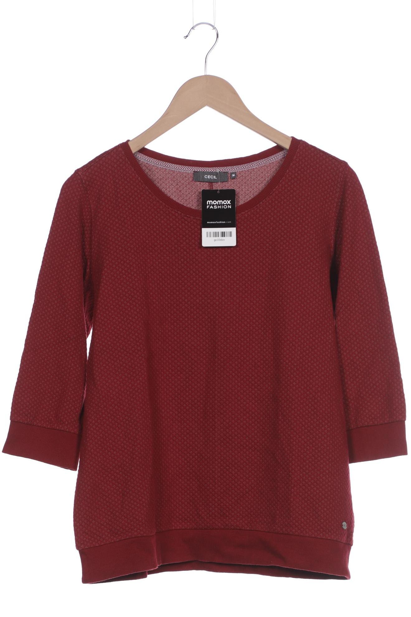 

Cecil Damen Sweatshirt, bordeaux, Gr. 38