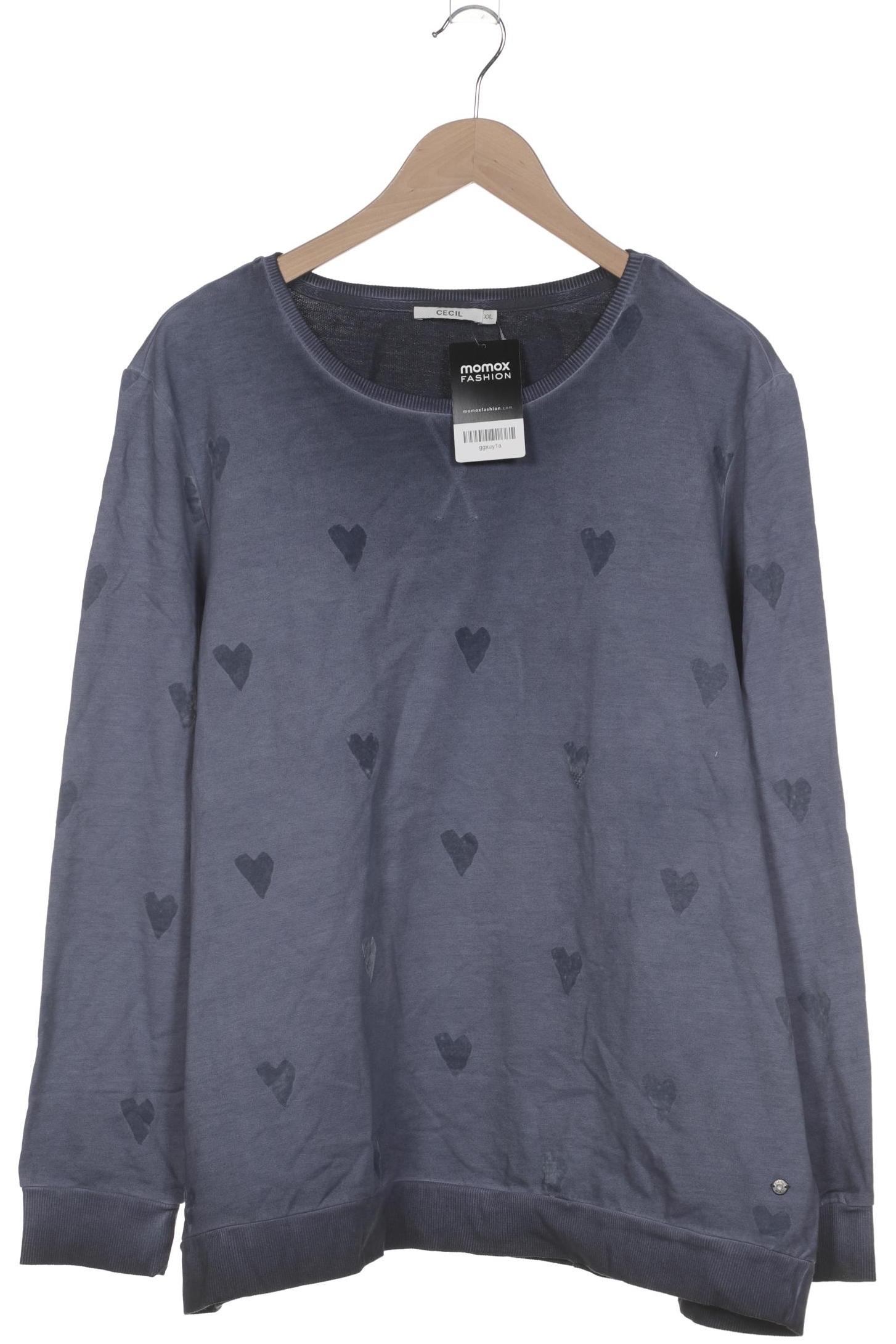 

Cecil Damen Sweatshirt, marineblau, Gr. 46