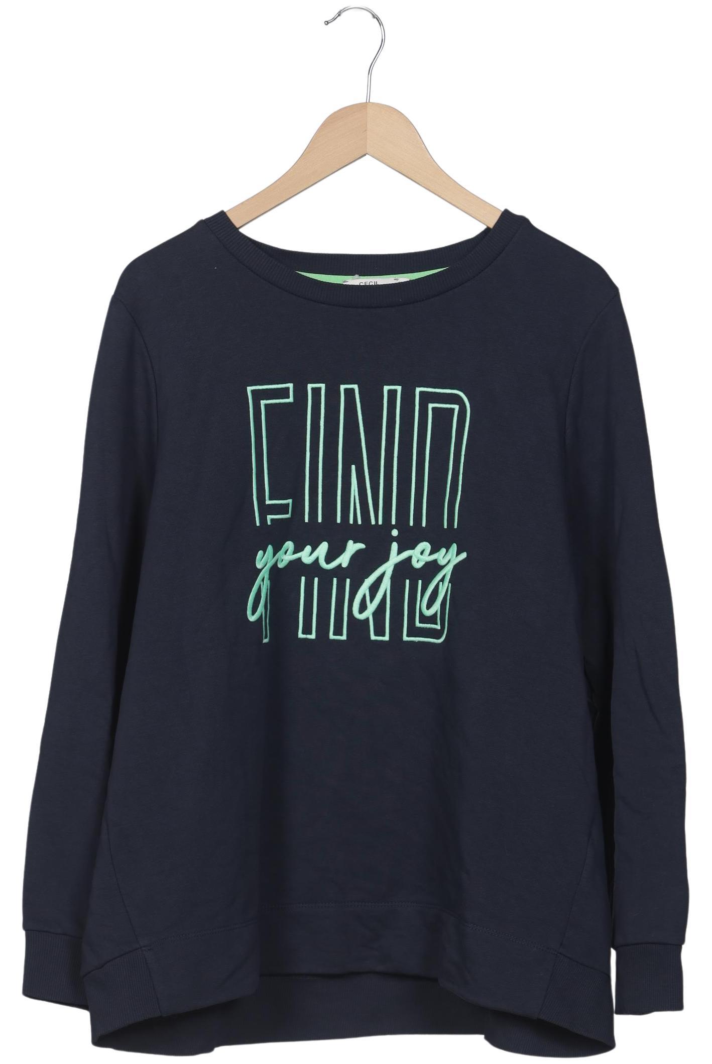 

Cecil Damen Sweatshirt, marineblau, Gr. 46