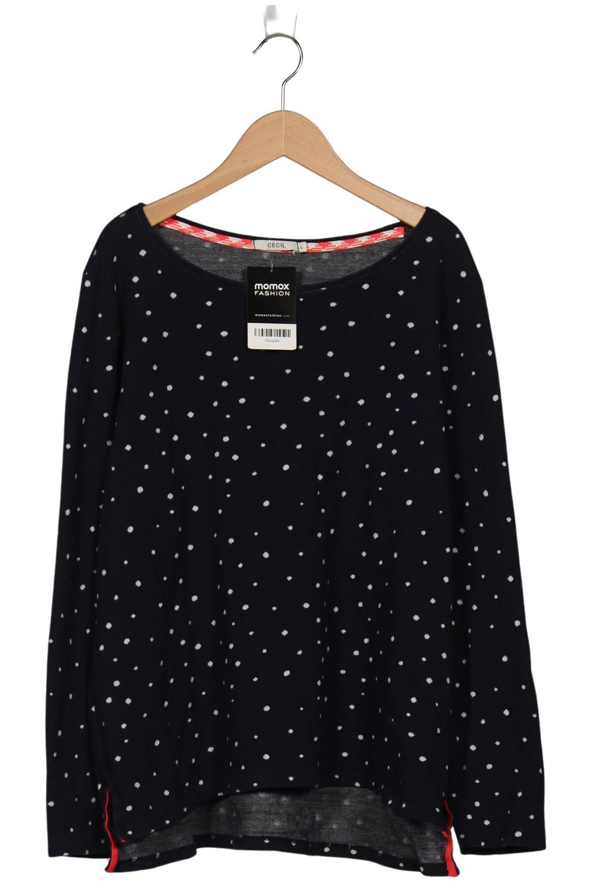 

Cecil Damen Sweatshirt, marineblau, Gr. 42