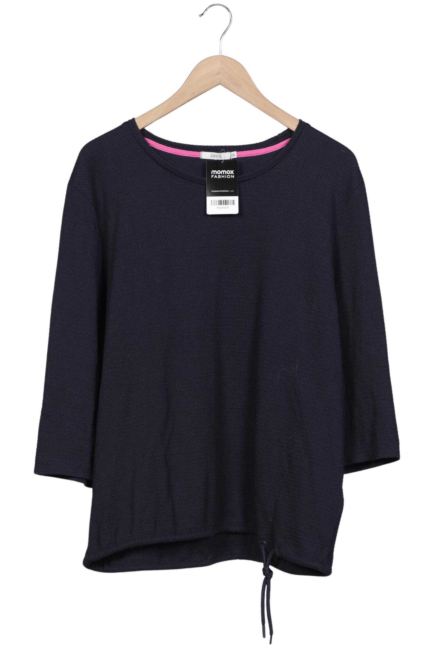 

Cecil Damen Sweatshirt, marineblau, Gr. 46