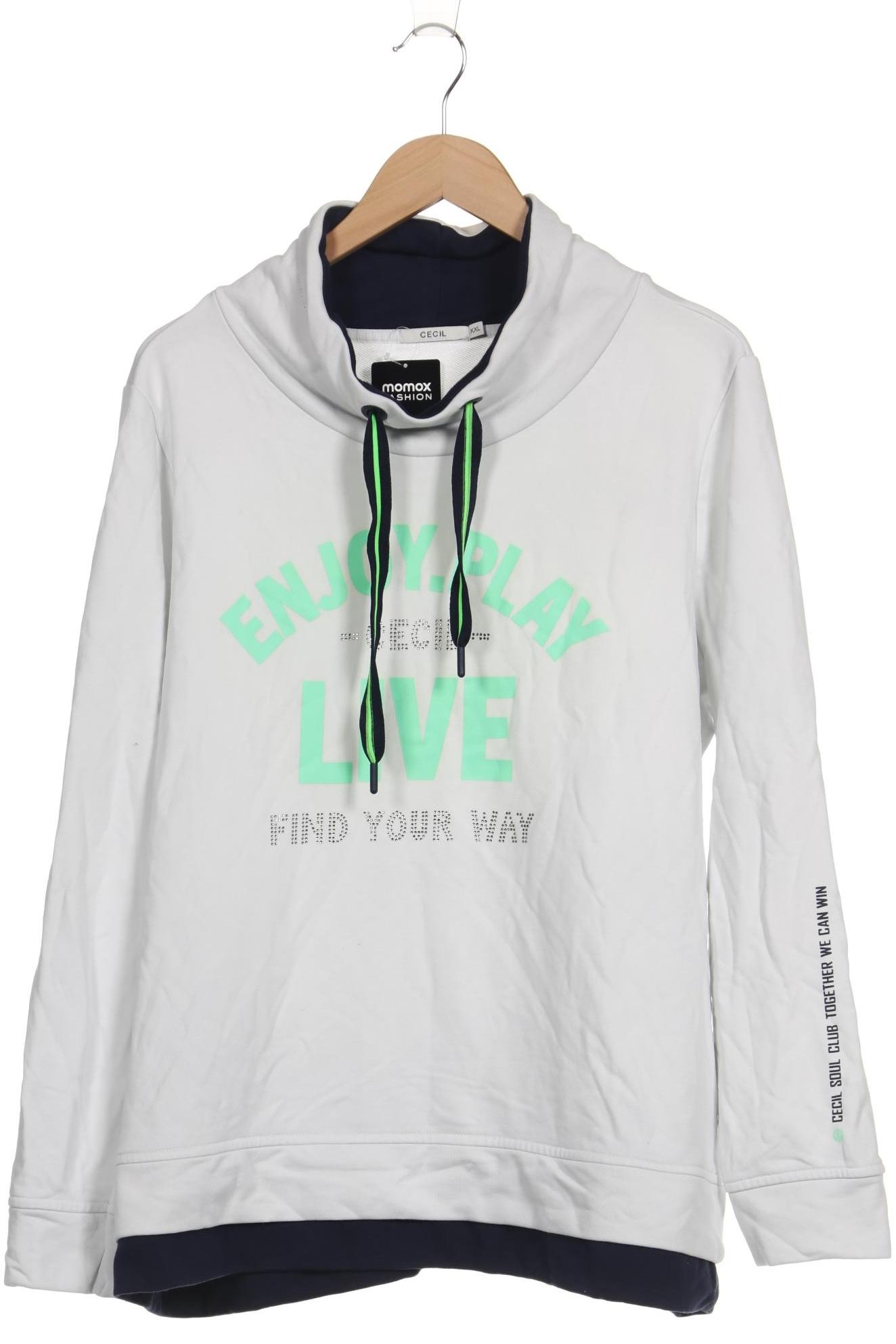 

Cecil Damen Sweatshirt, weiß, Gr. 46