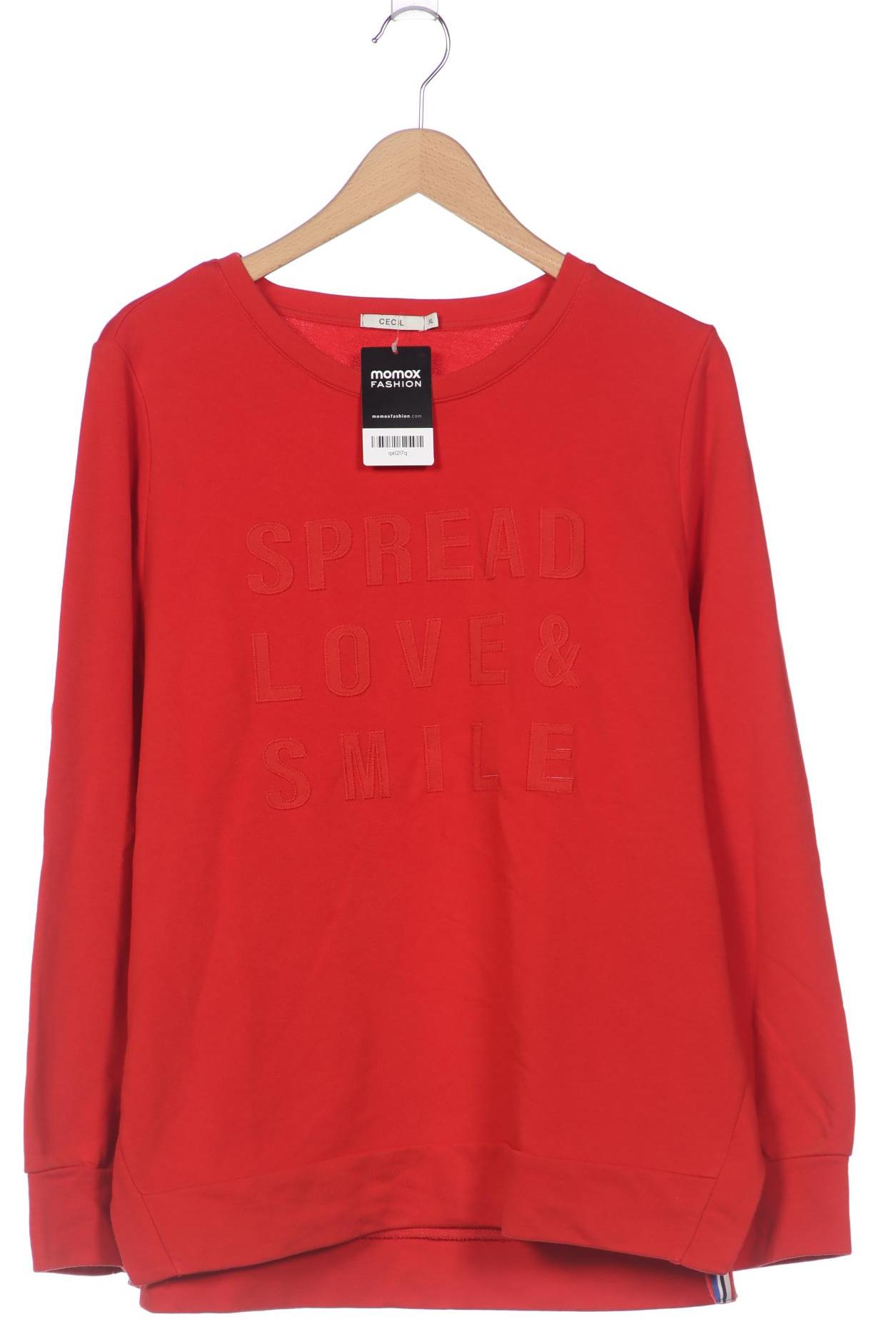 

Cecil Damen Sweatshirt, rot, Gr. 44