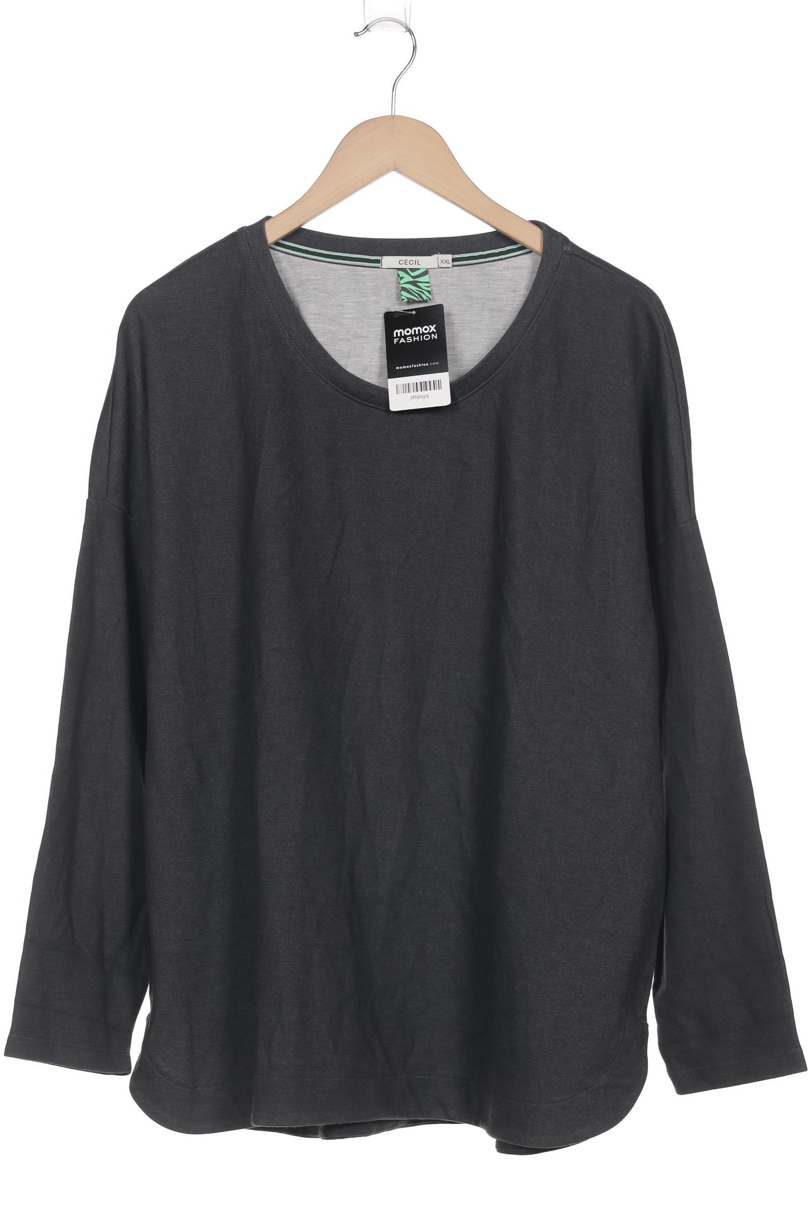 

Cecil Damen Sweatshirt, schwarz, Gr. 46