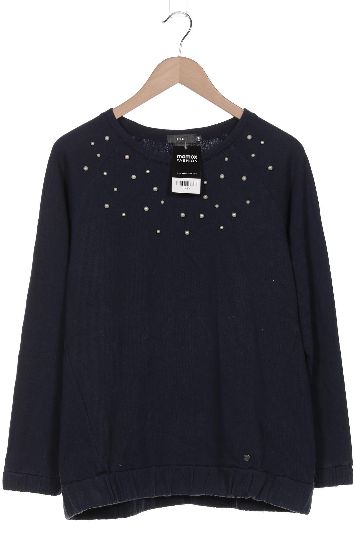 

Cecil Damen Sweatshirt, marineblau, Gr. 38