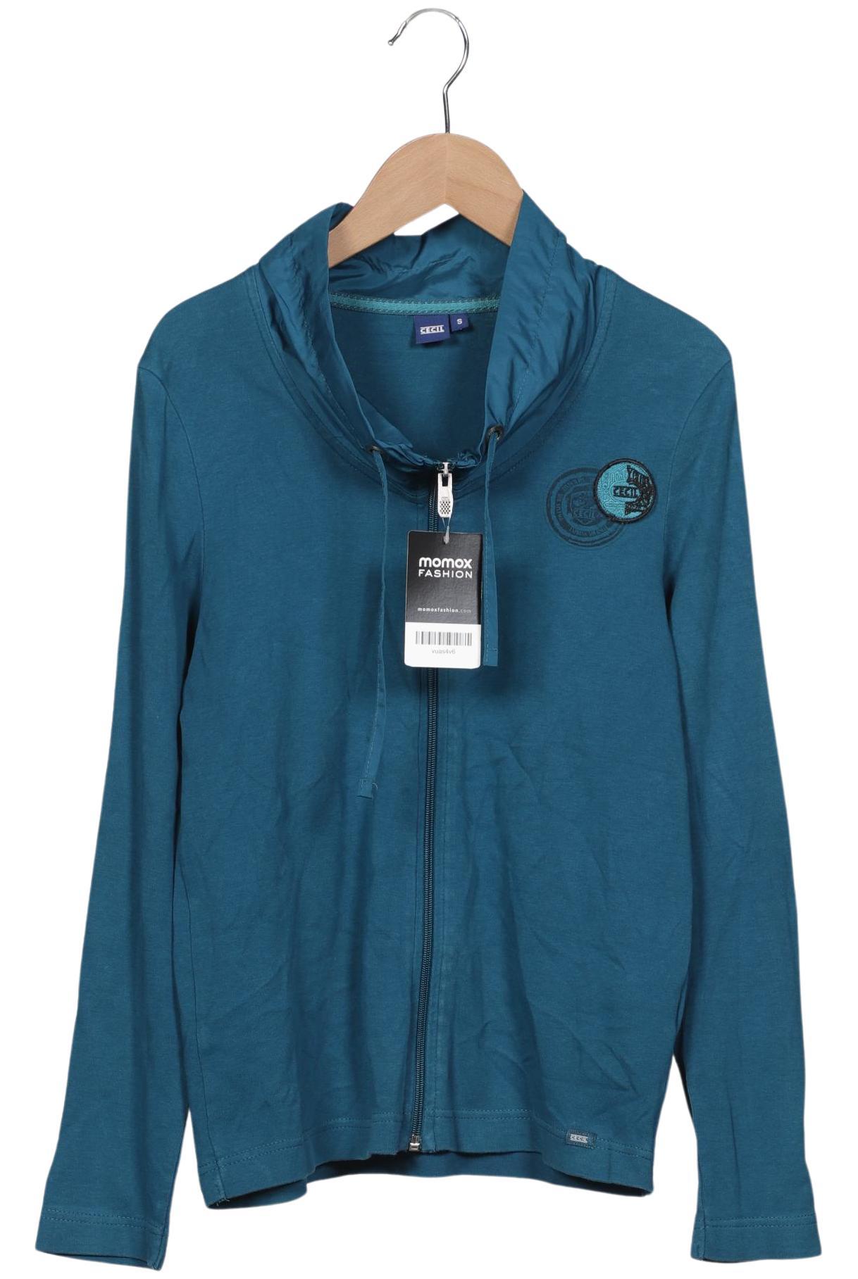 

Cecil Damen Sweatshirt, türkis, Gr. 36