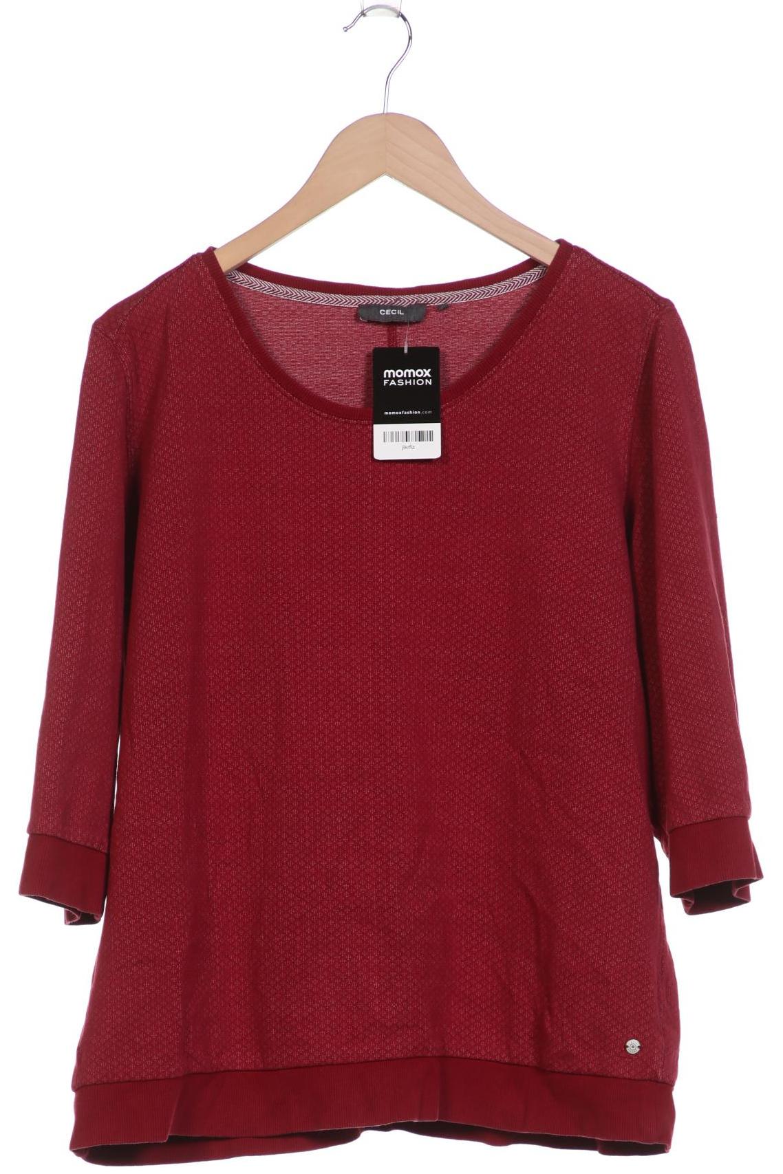 

Cecil Damen Sweatshirt, bordeaux, Gr. 44