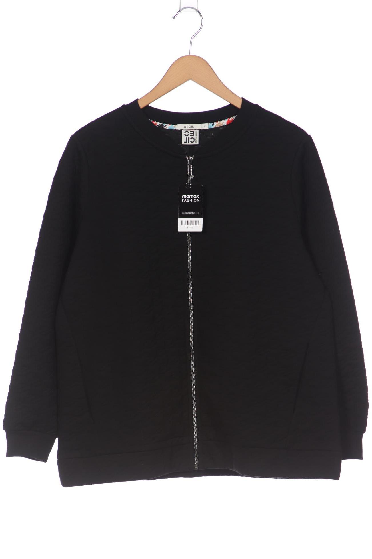 

Cecil Damen Sweatshirt, schwarz, Gr. 44