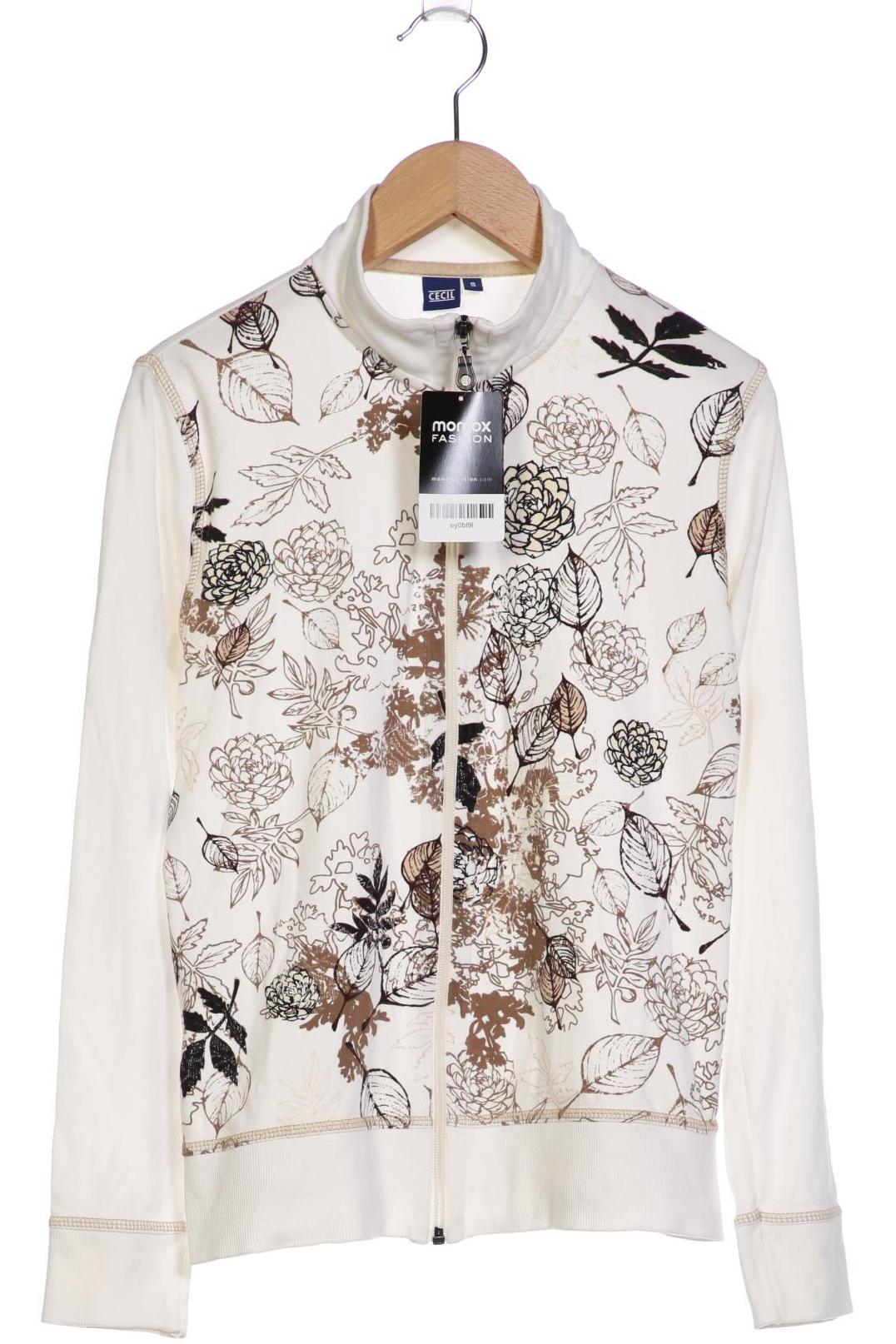 

Cecil Damen Sweatshirt, weiß, Gr. 36