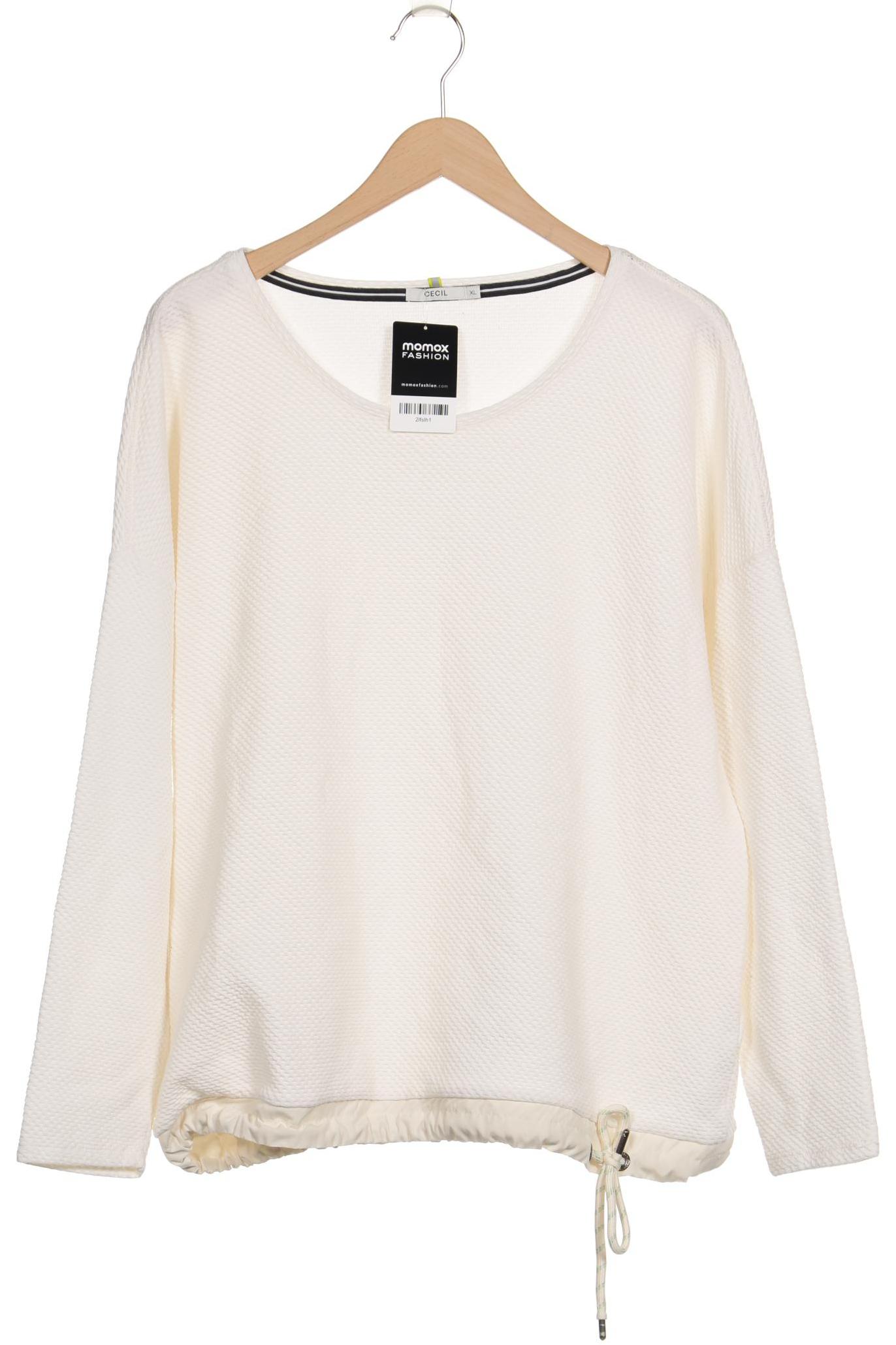 

Cecil Damen Sweatshirt, cremeweiß, Gr. 44