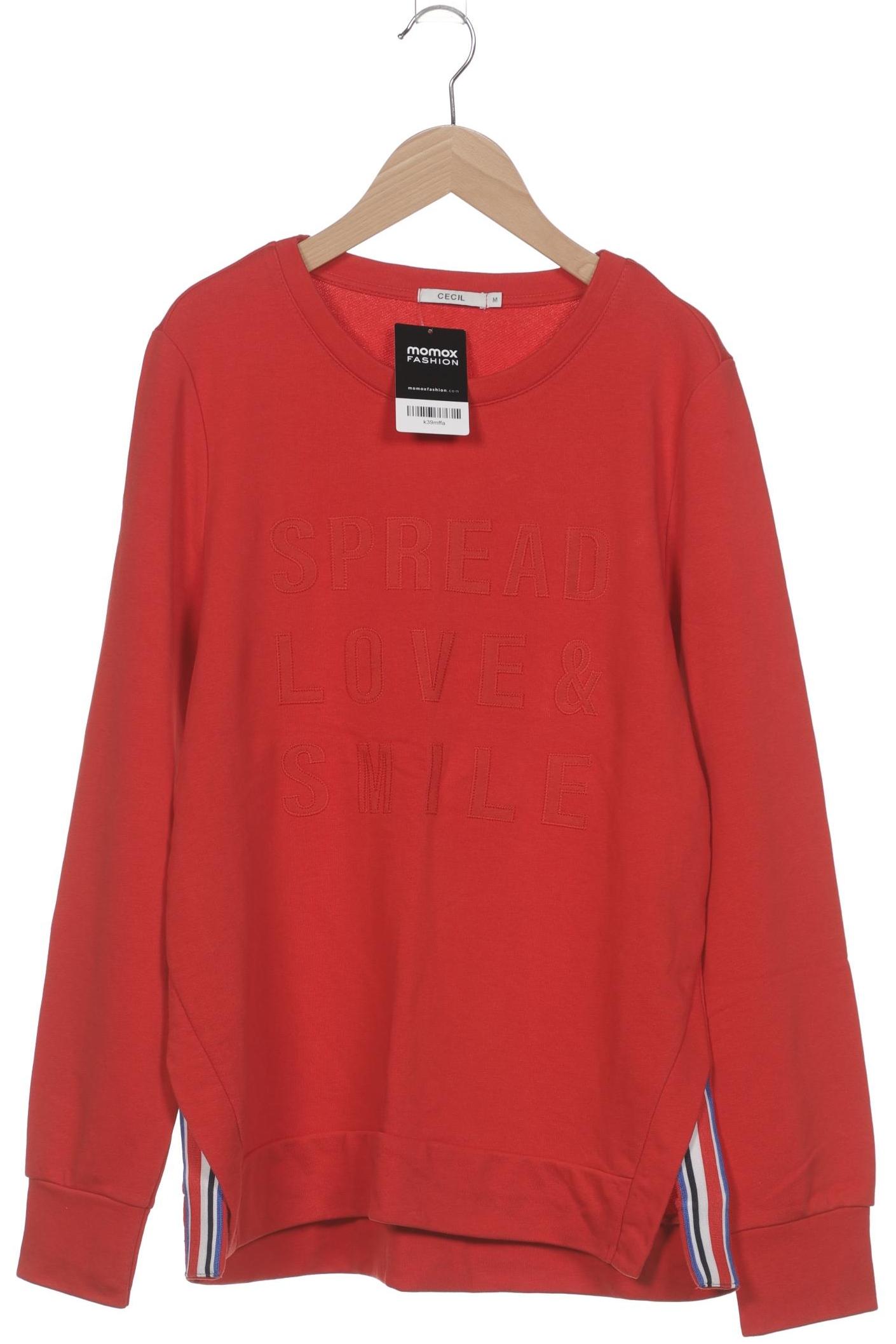 

Cecil Damen Sweatshirt, rot, Gr. 38