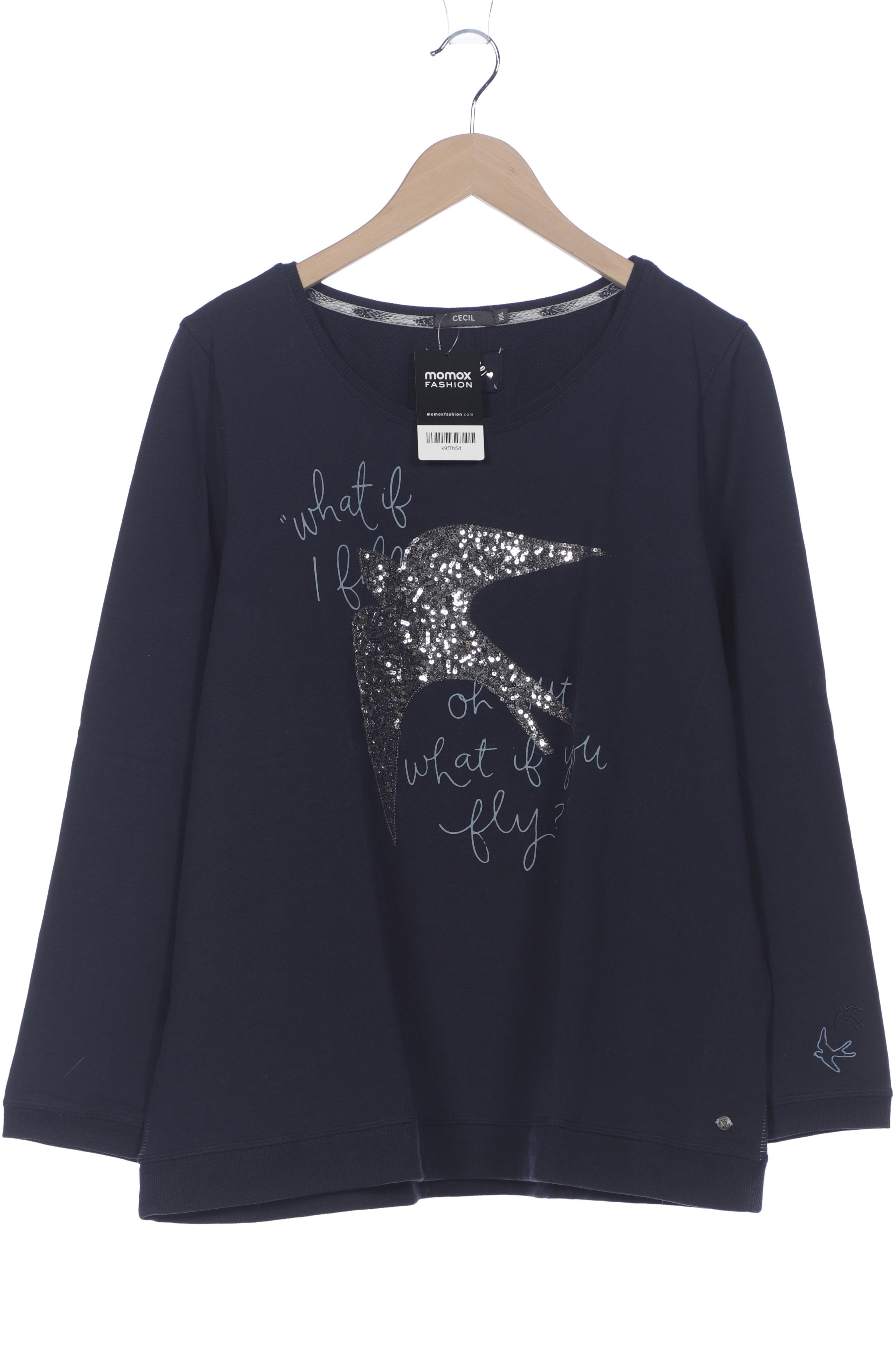 

Cecil Damen Sweatshirt, marineblau, Gr. 46