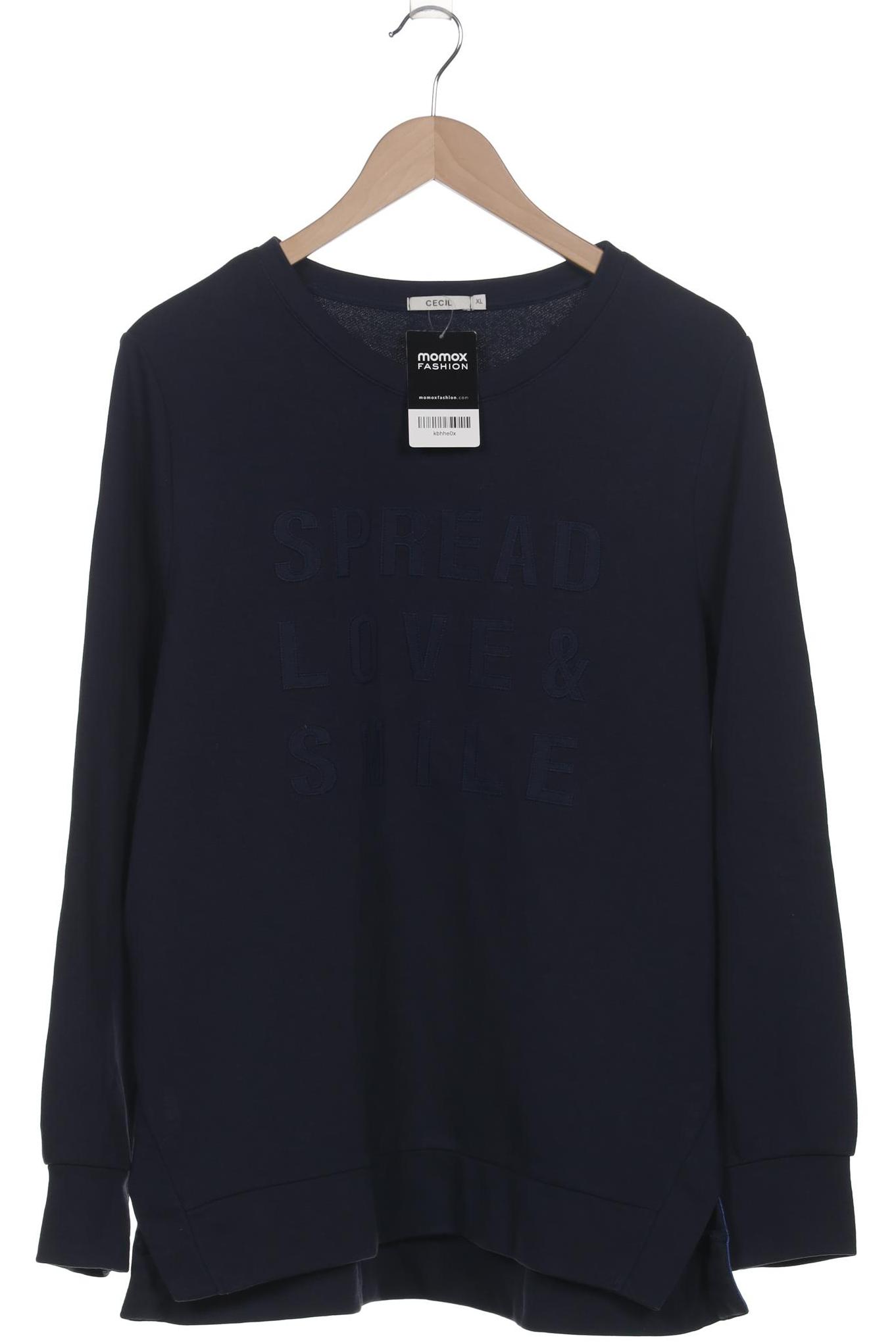 

Cecil Damen Sweatshirt, marineblau, Gr. 44