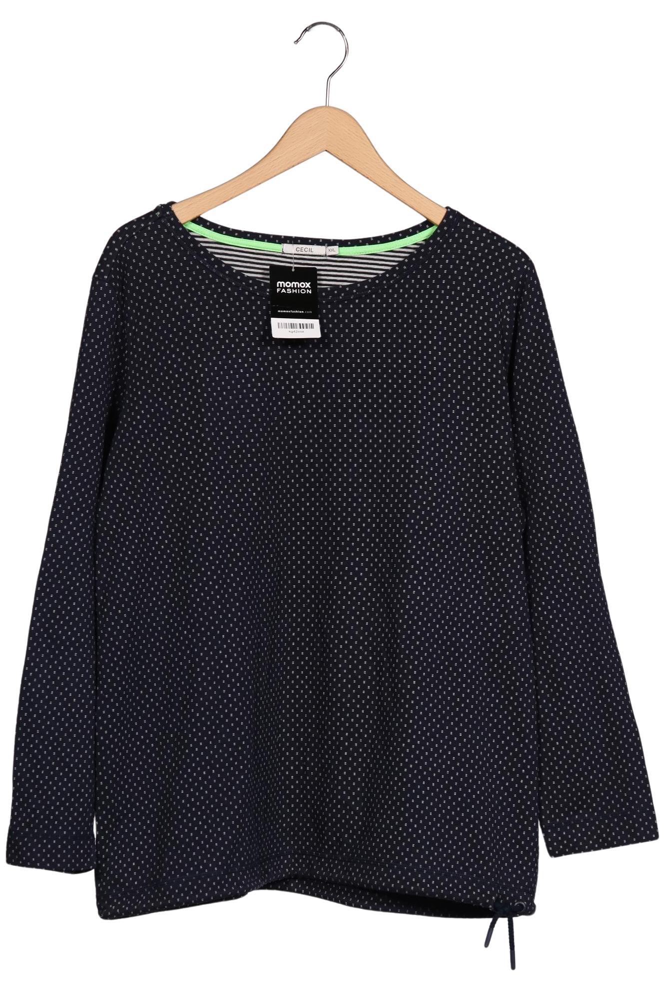 

Cecil Damen Sweatshirt, marineblau, Gr. 46