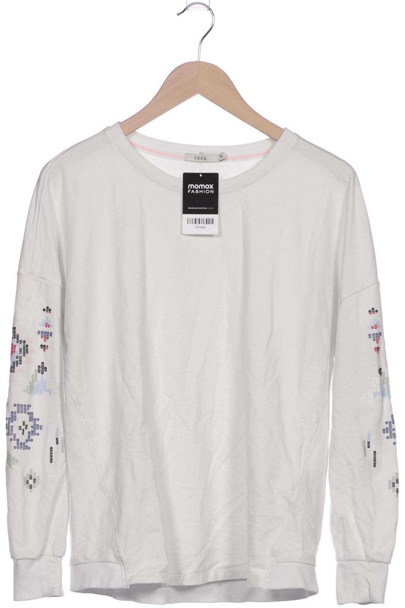 

Cecil Damen Sweatshirt, weiß, Gr. 38