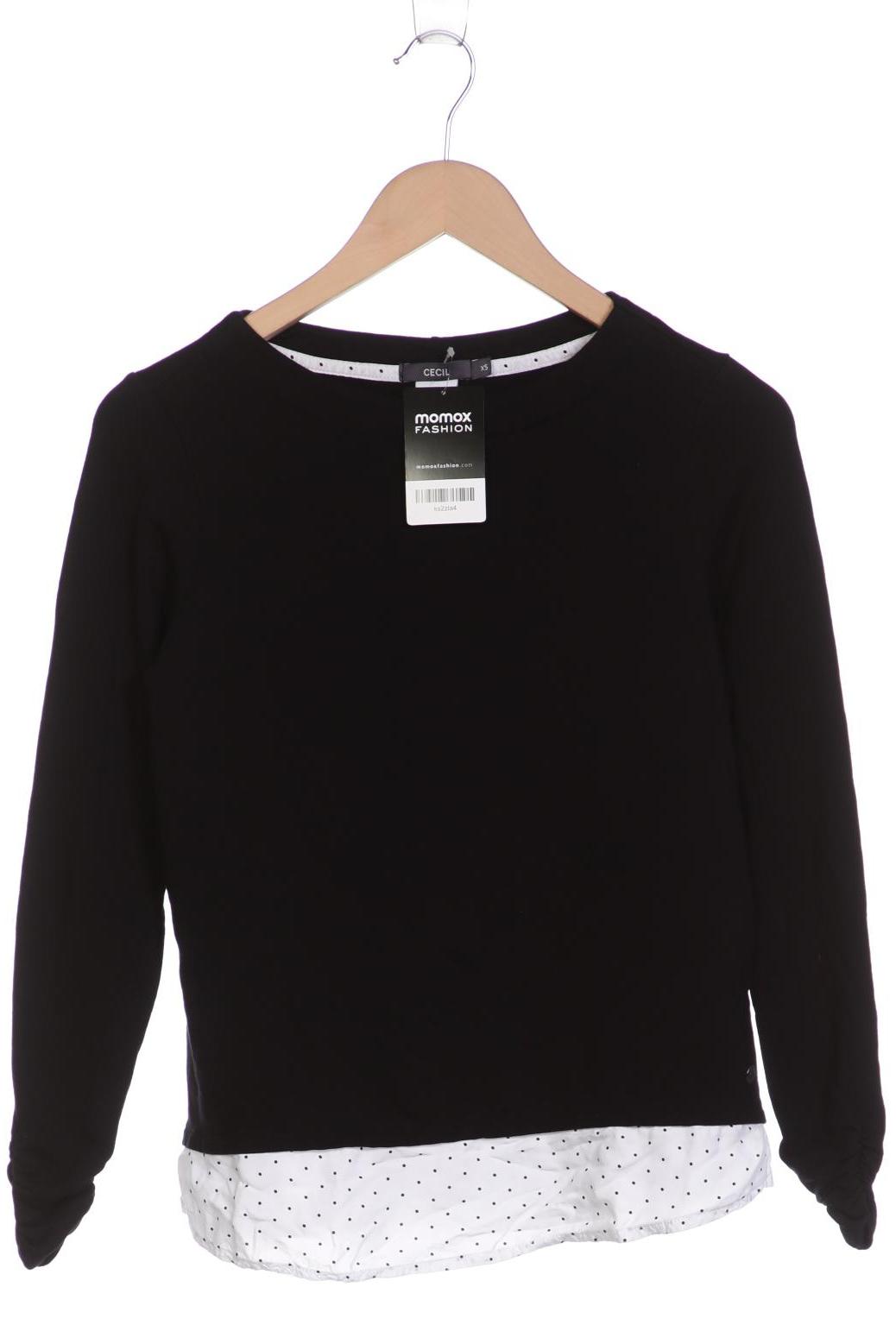 

CECIL Damen Sweatshirt, schwarz